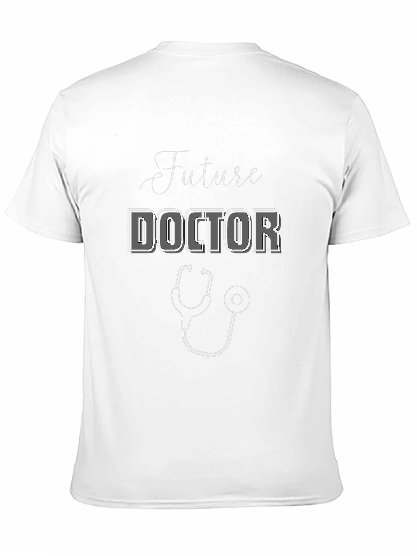 Future Doctor Black Graphic T-Shirt
