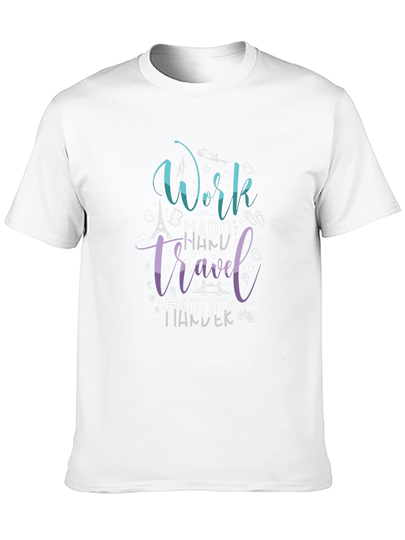 Work Hard Travel Harder Graphic Tee