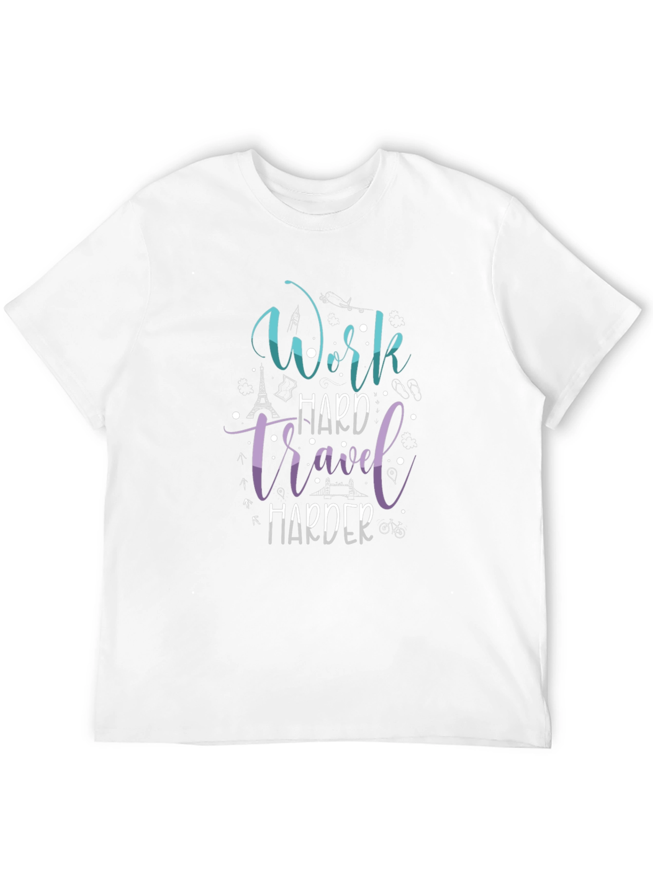 Work Hard Travel Harder Graphic Tee