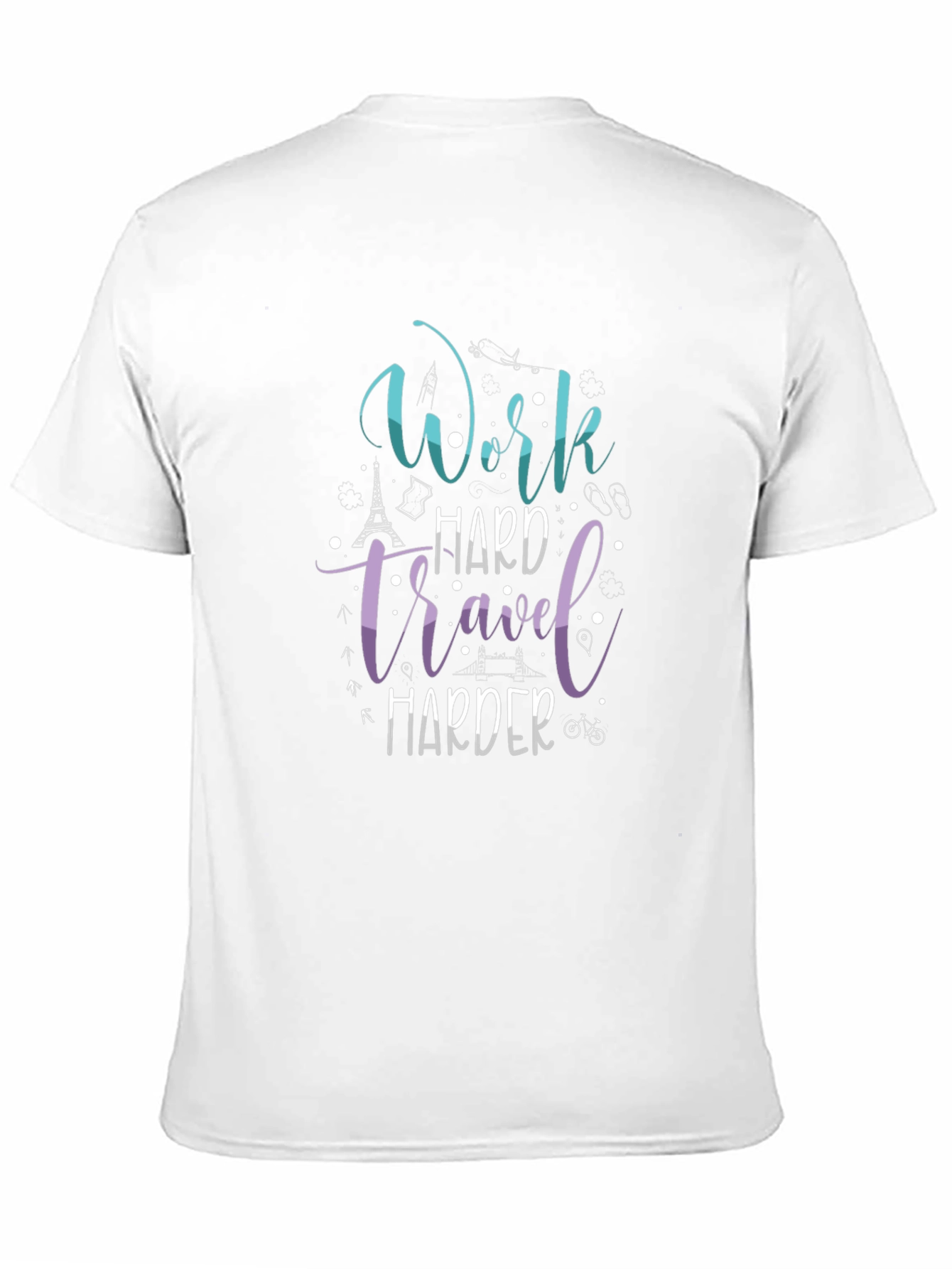 Work Hard Travel Harder Graphic Tee