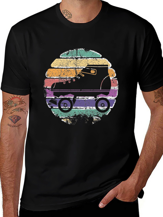 Retro Roller Skate T-Shirt - Vintage Style Design