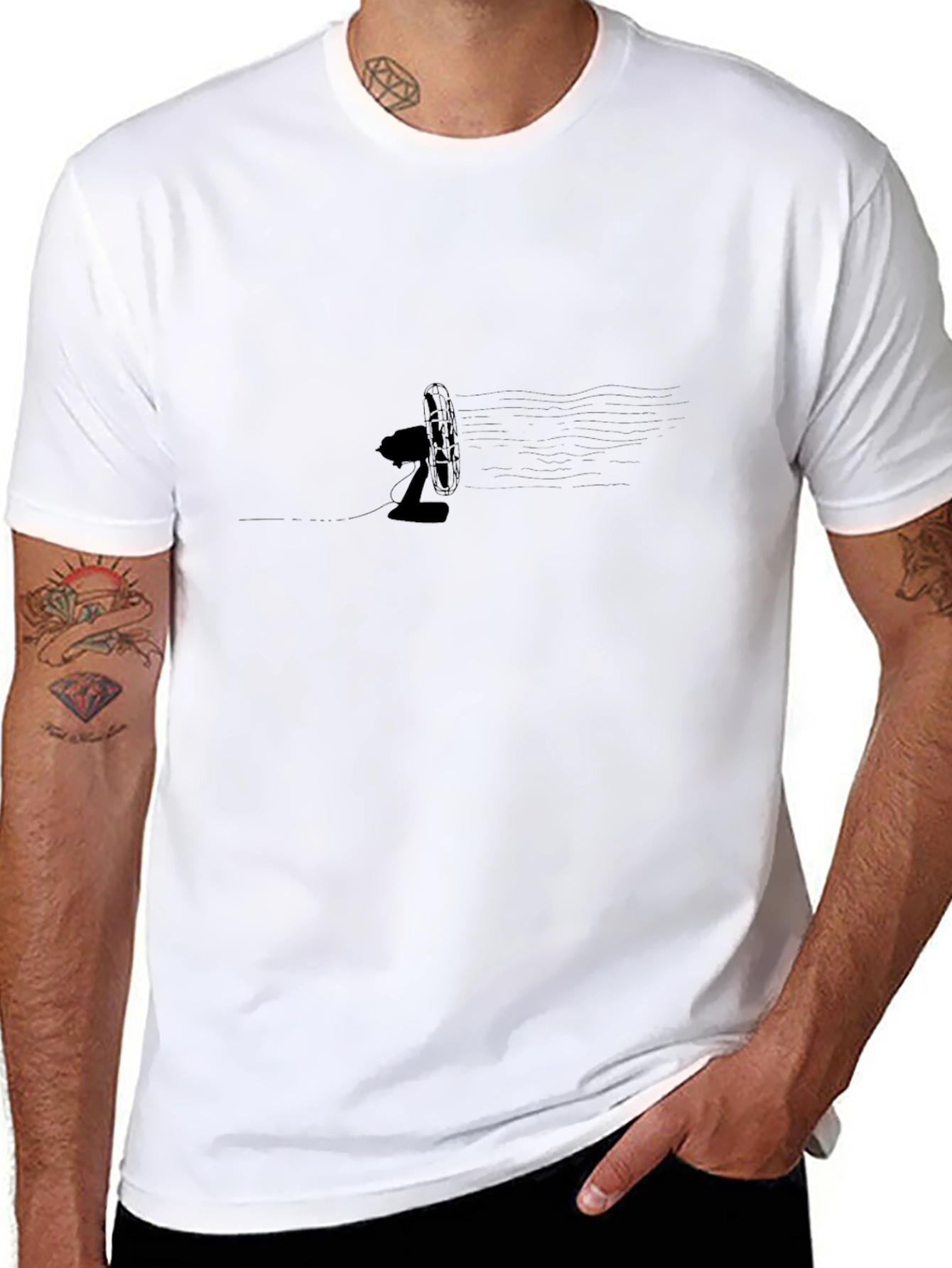 Cool Fan Graphic Tee - Short Sleeve