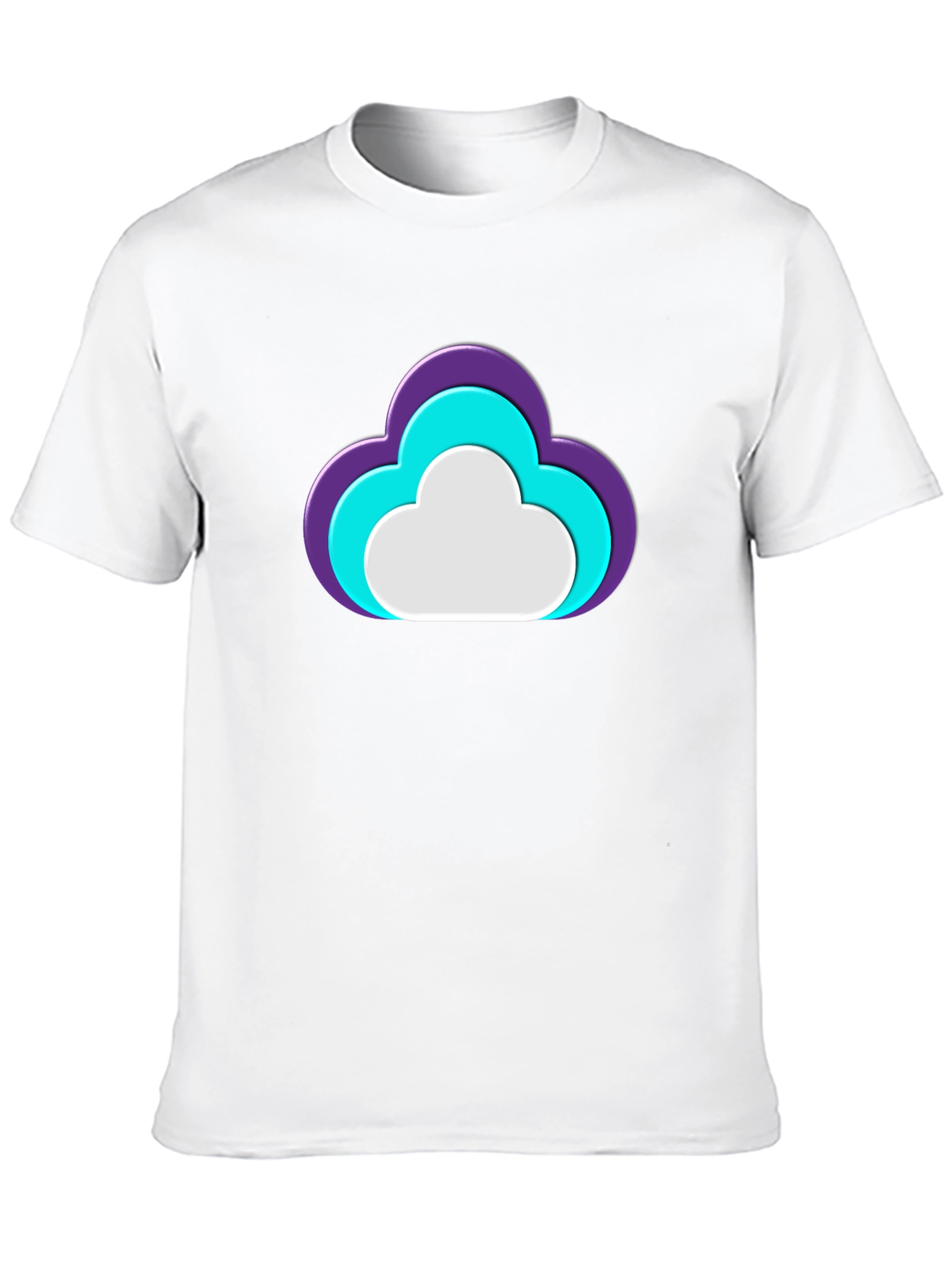 Cloud Graphic Black T-Shirt