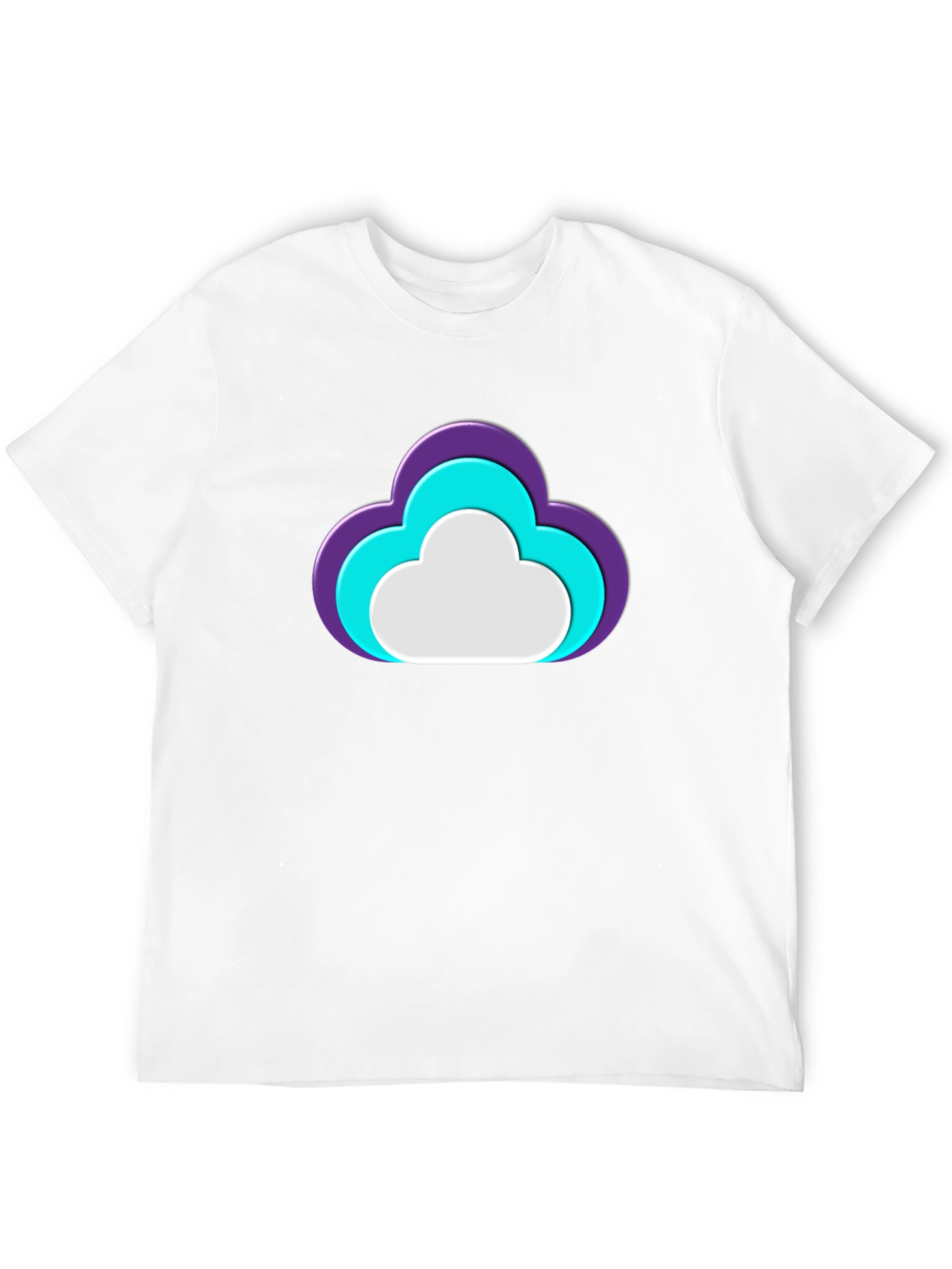 Cloud Graphic Black T-Shirt