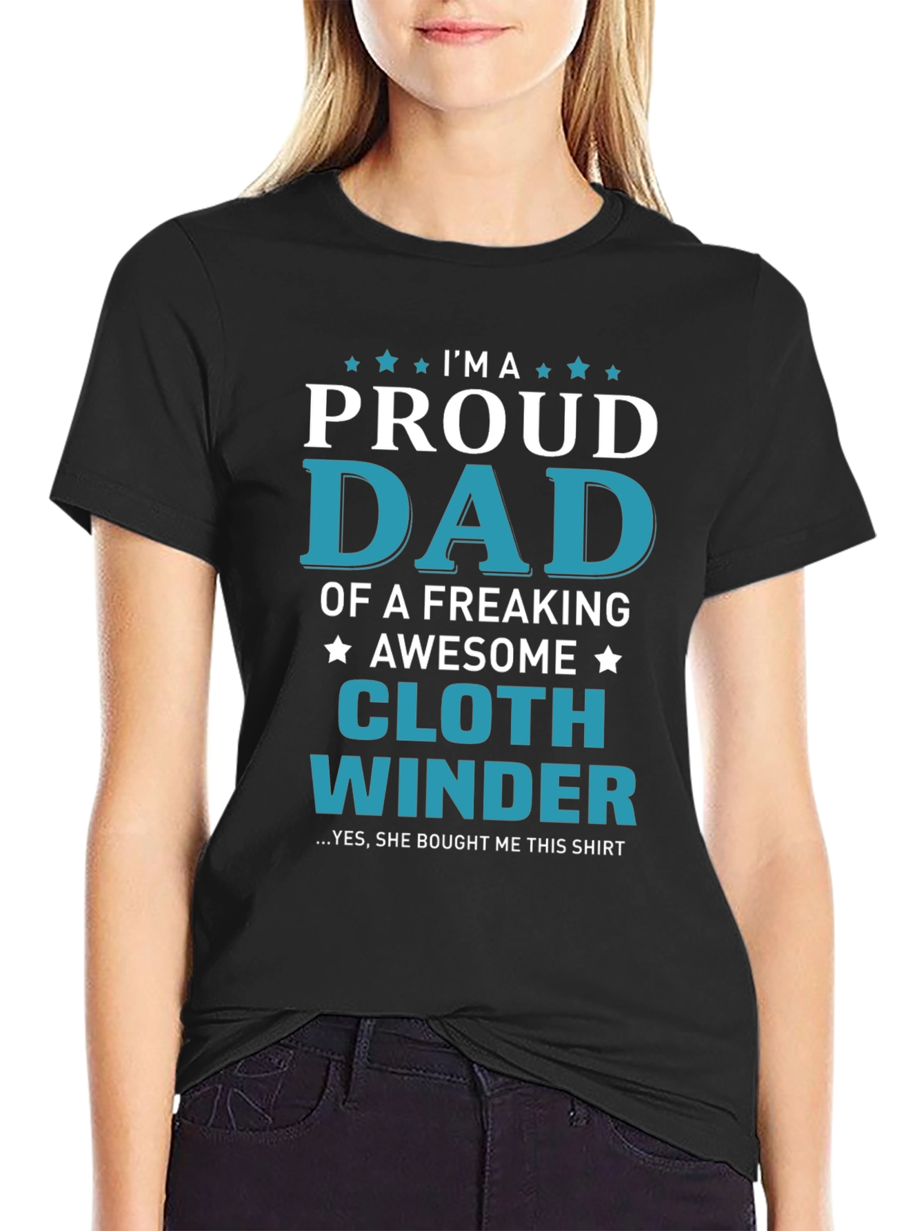 Proud Dad Cloth Winder Graphic T-Shirt