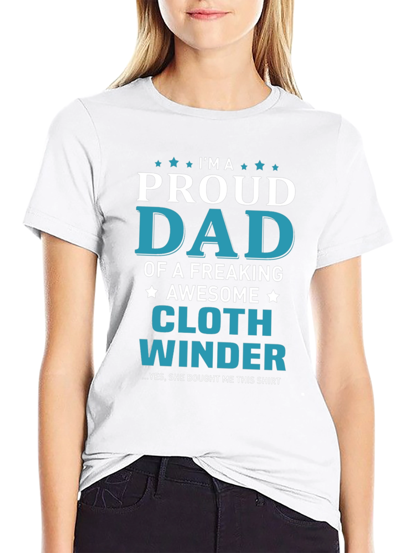 Proud Dad Cloth Winder Graphic T-Shirt