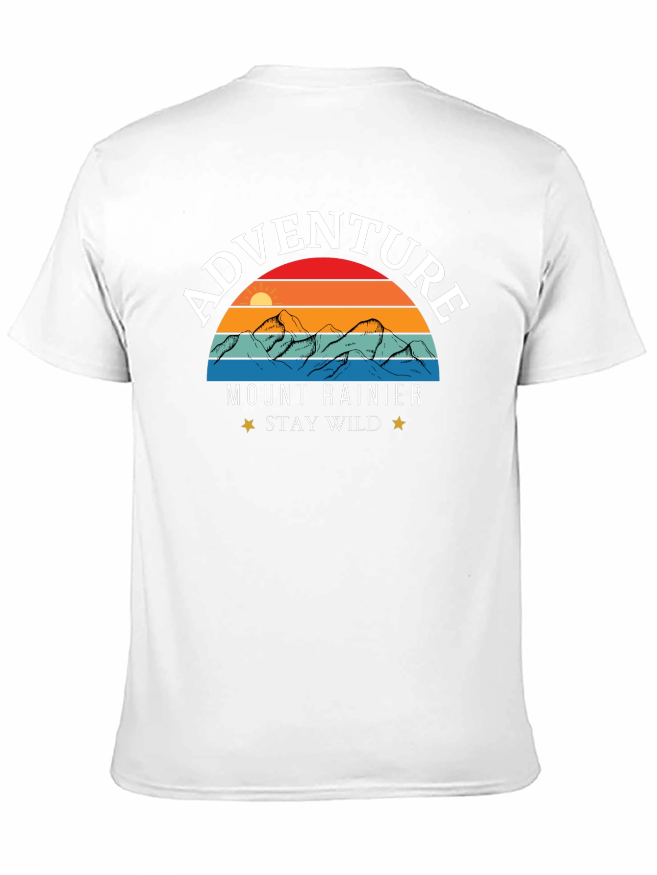 Adventure Mount Rainier Stay Wild T-Shirt