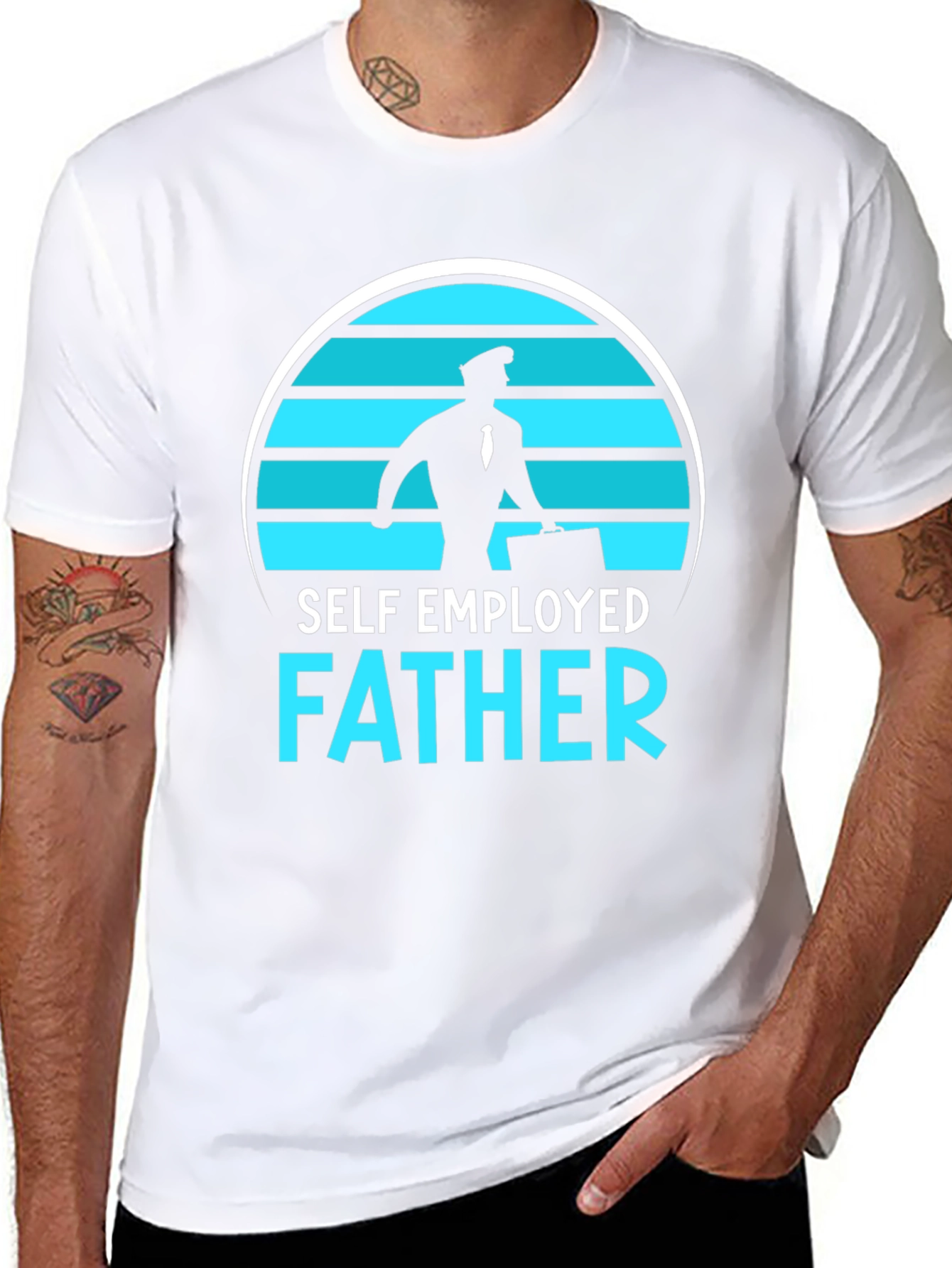 Self Employed Father Graphic T-Shirt