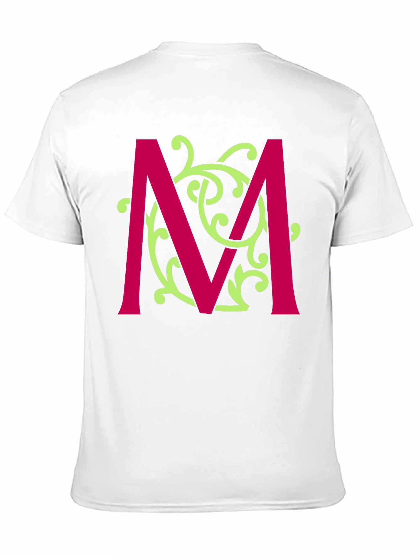 Initial M T-Shirt - Stylish Alphabet Design