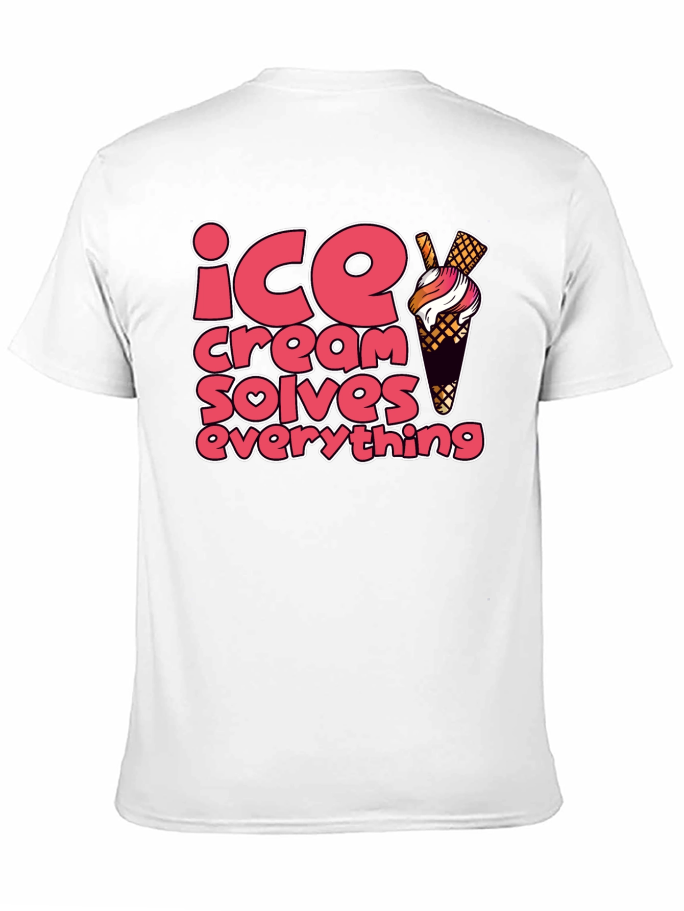 Ice Cream Solves Everything Graphic Tee