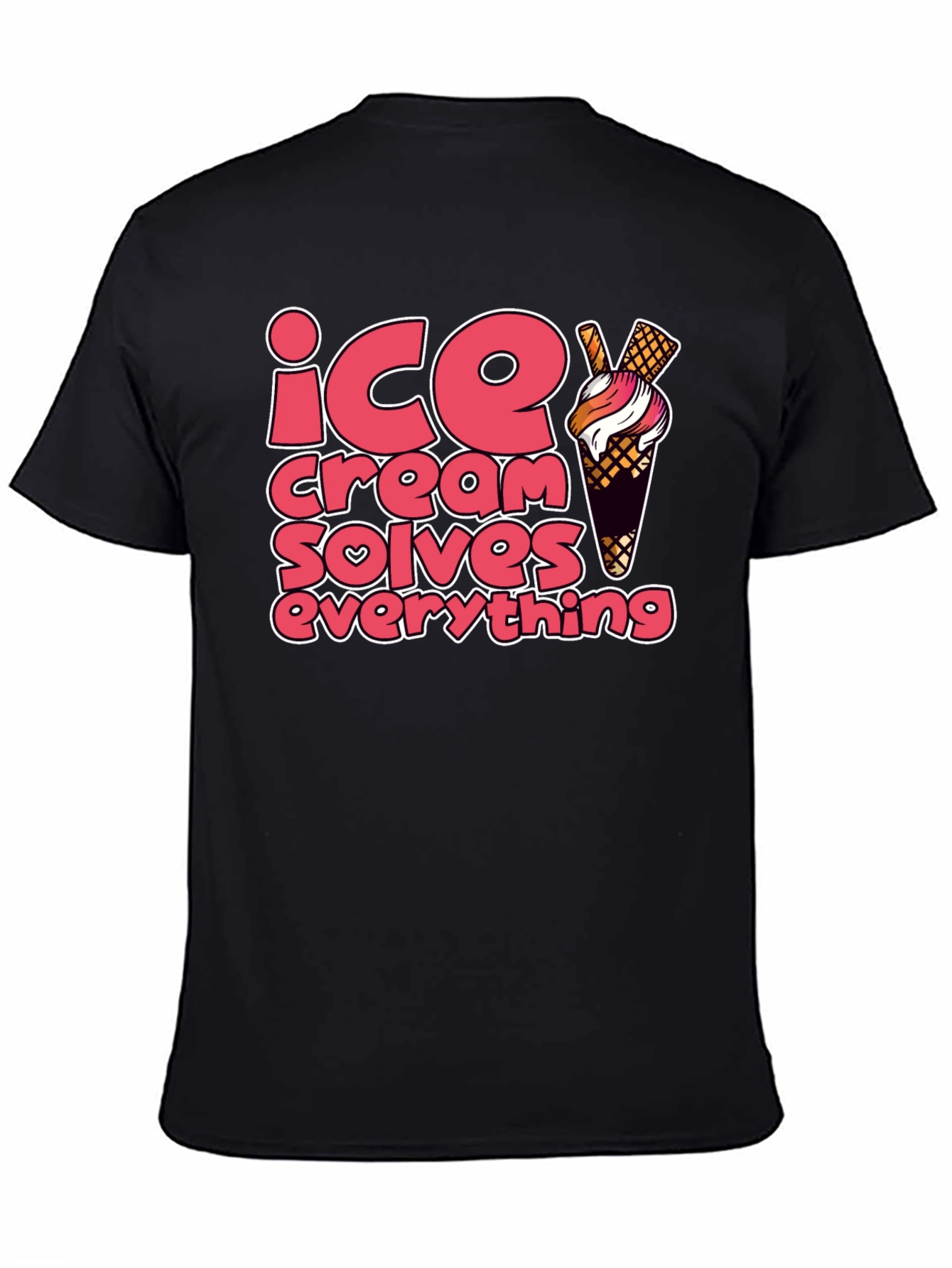 Ice Cream Solves Everything Graphic Tee