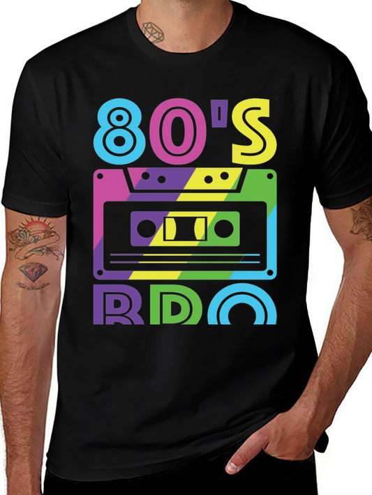Retro 80s Cassette Tape Graphic Tee