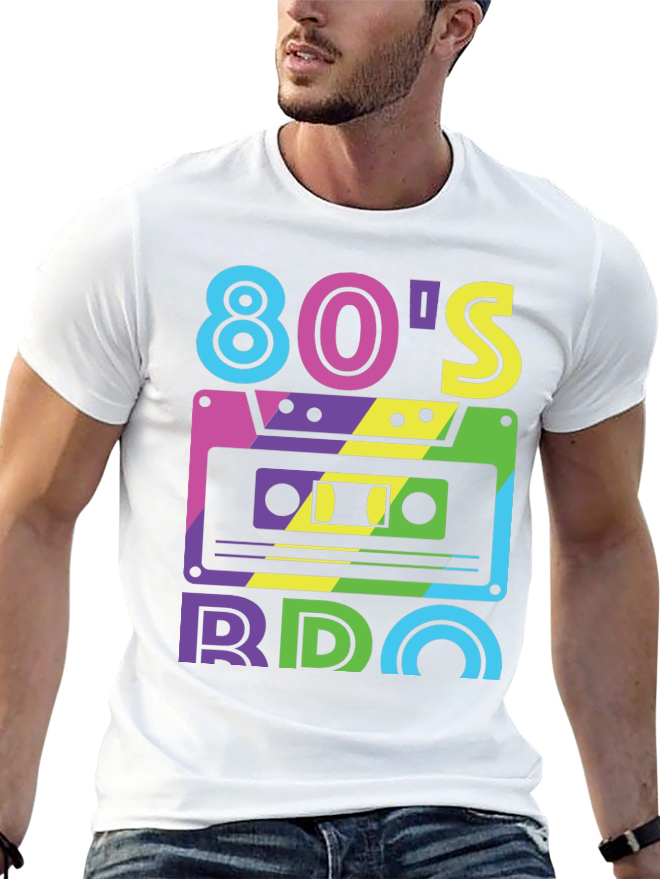 Retro 80s Cassette Tape Graphic Tee