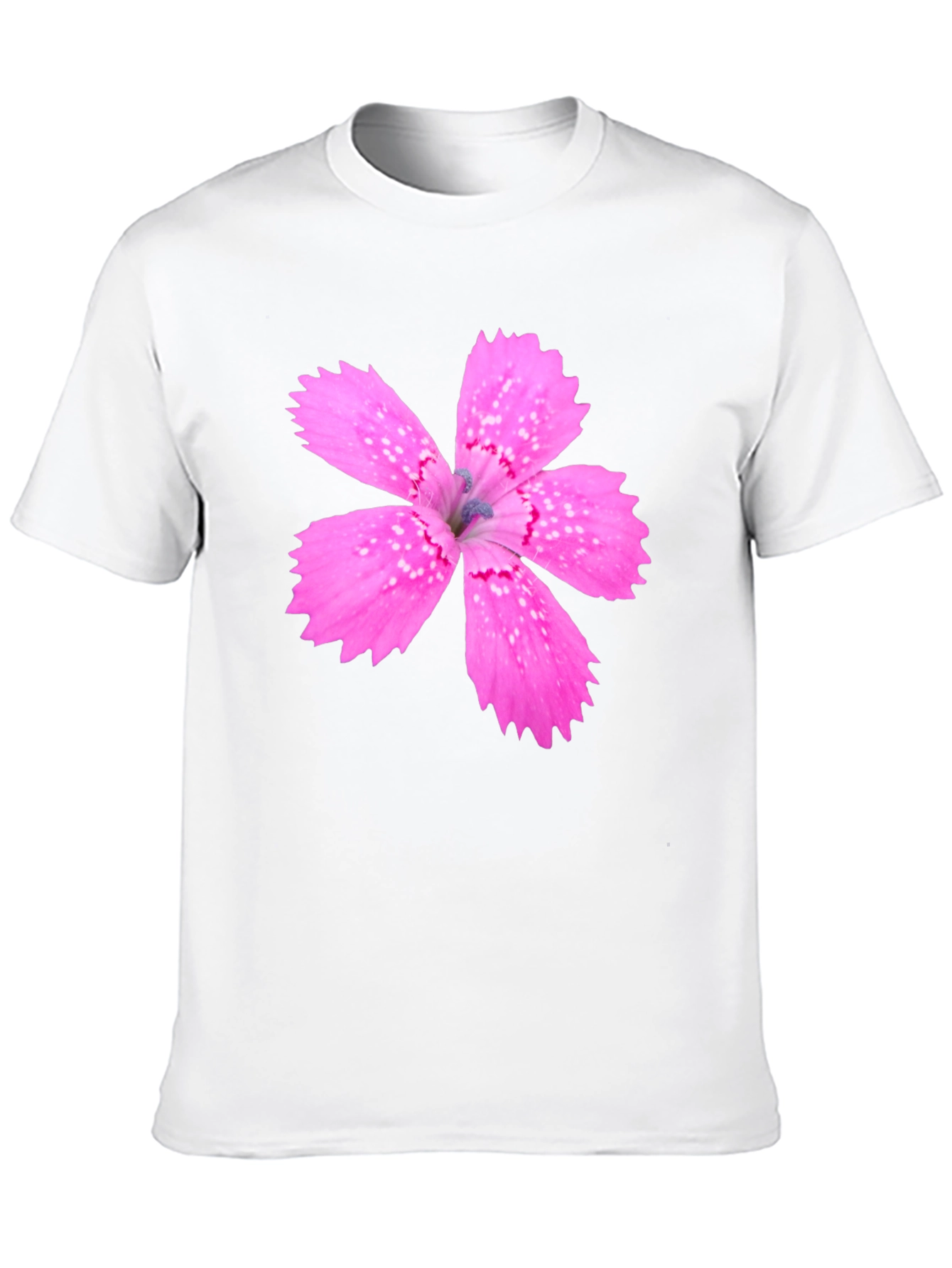 Floral Print Black T-Shirt for Men