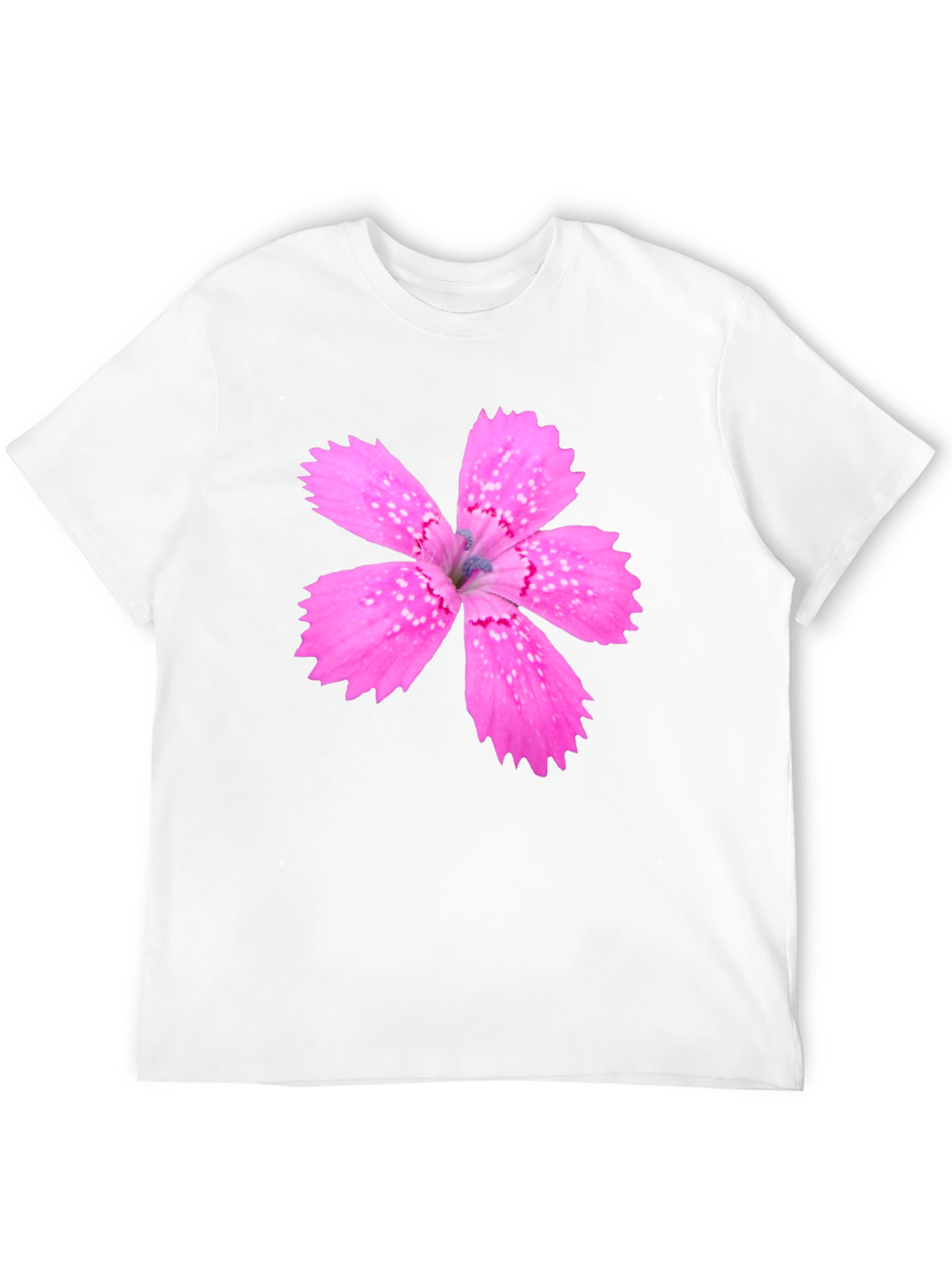 Floral Print Black T-Shirt for Men