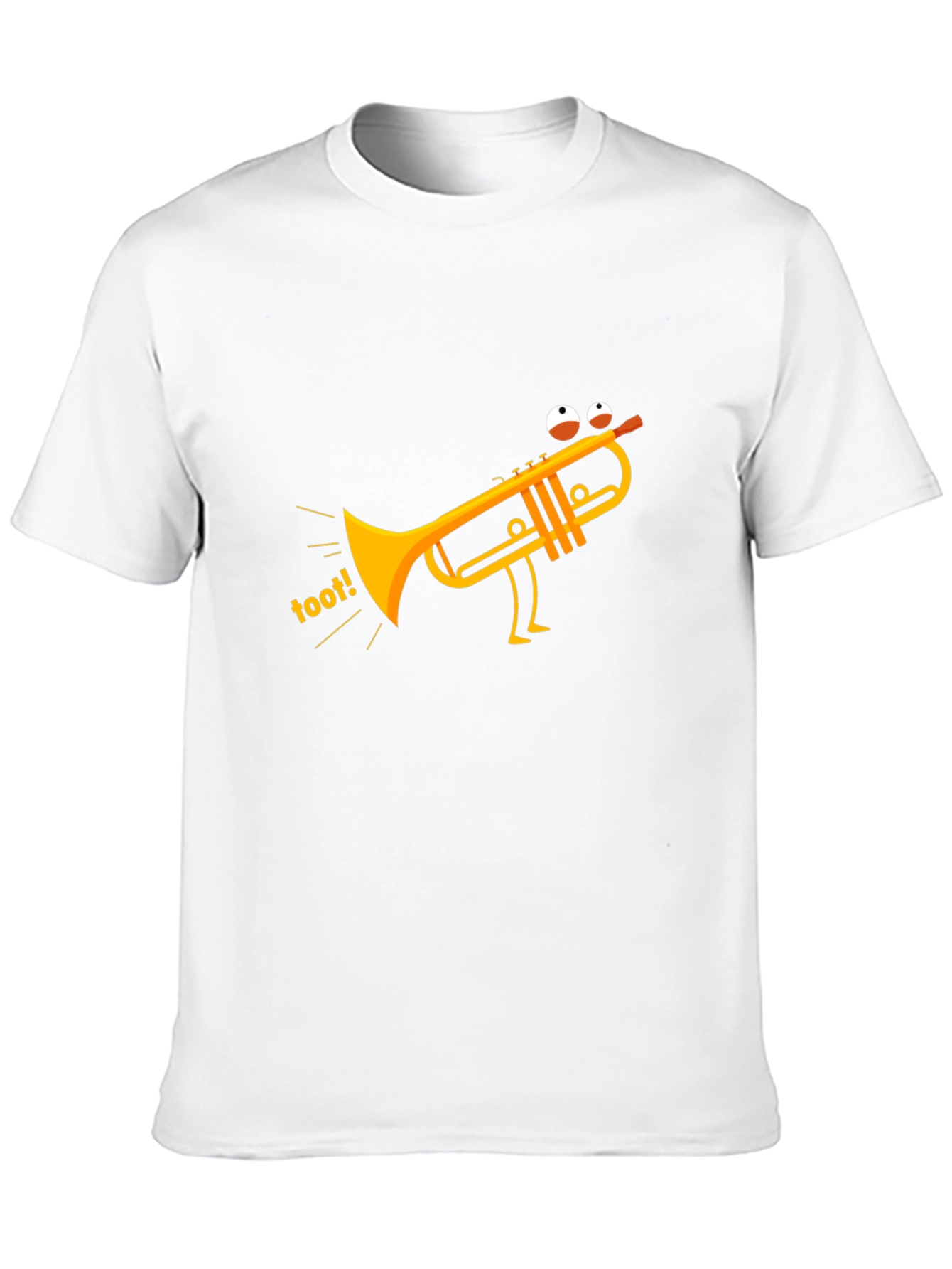 Funny Toot Trumpet Black T-Shirt