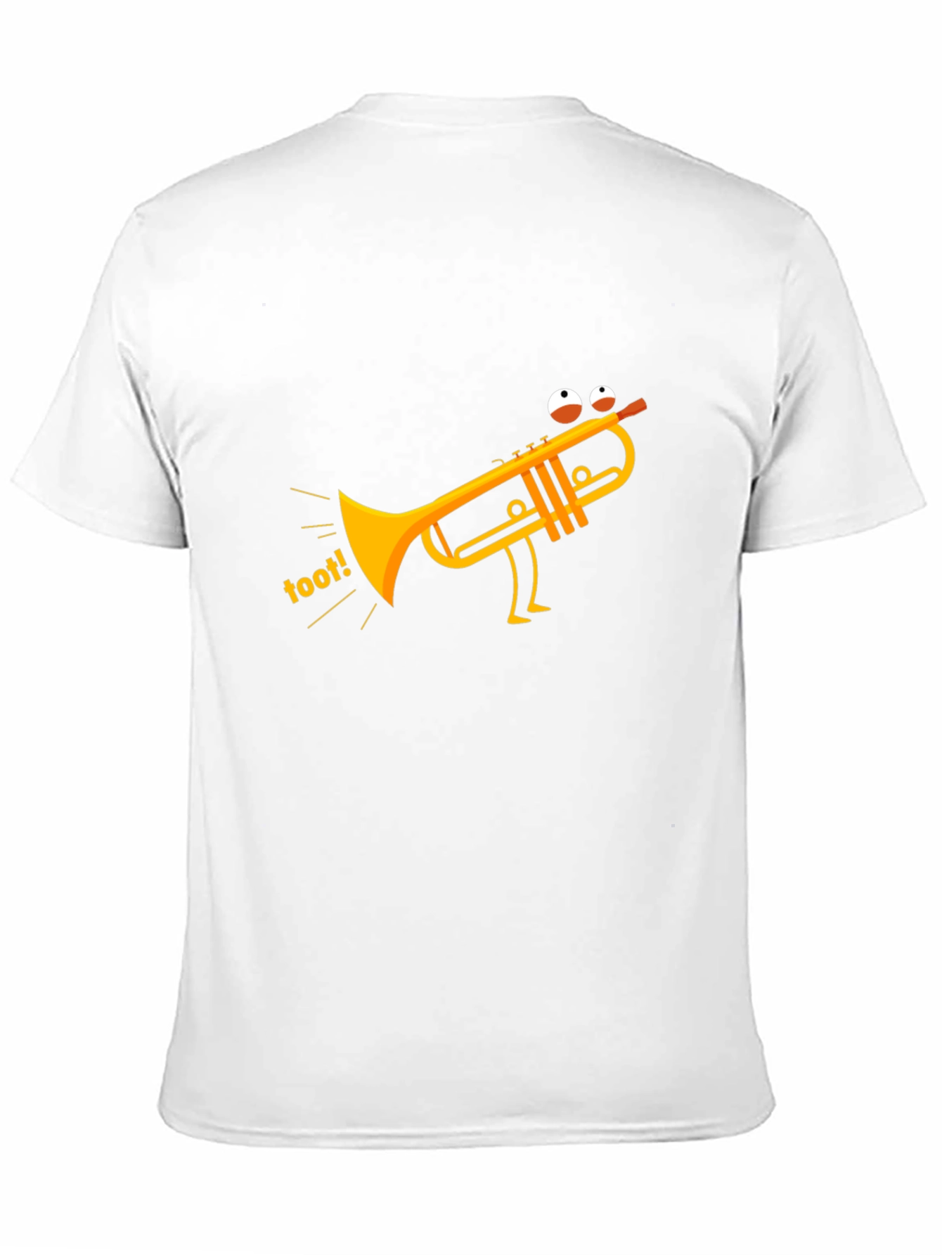 Funny Toot Trumpet Black T-Shirt