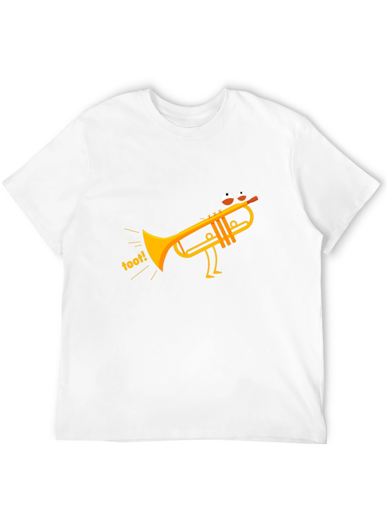 Funny Toot Trumpet Black T-Shirt
