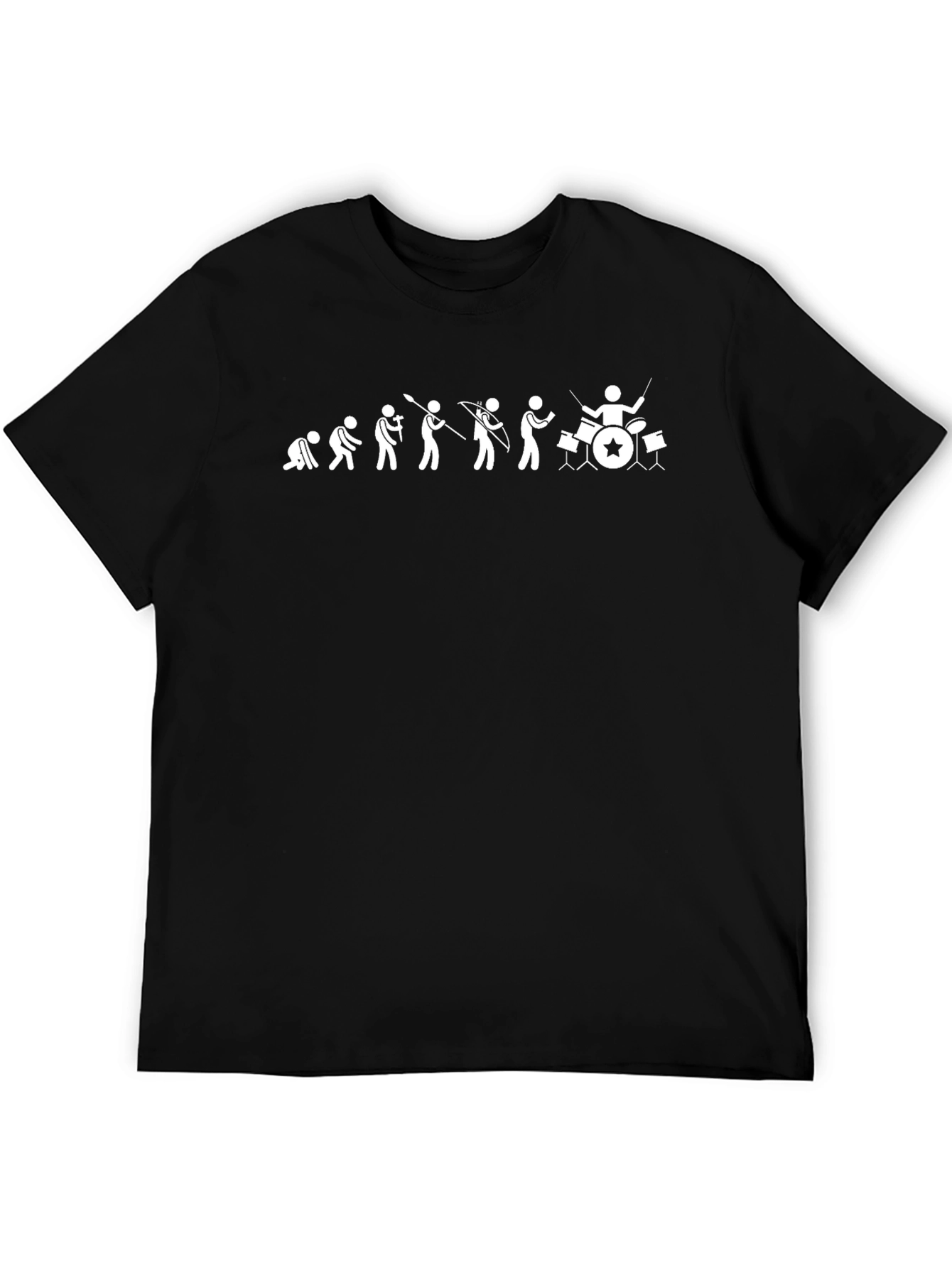 Evolution of Drummer T-Shirt - Funny Musician Tee