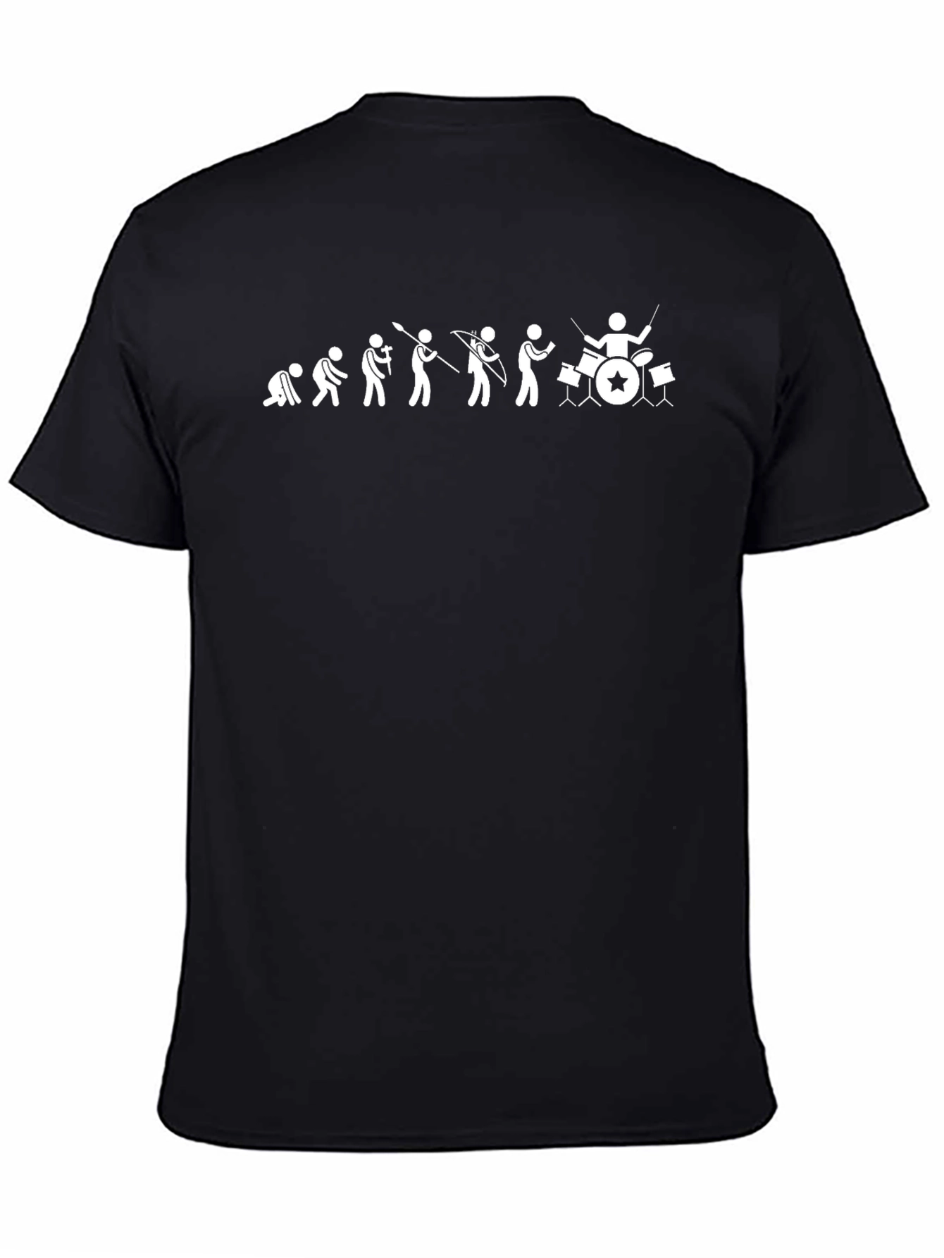 Evolution of Drummer T-Shirt - Funny Musician Tee