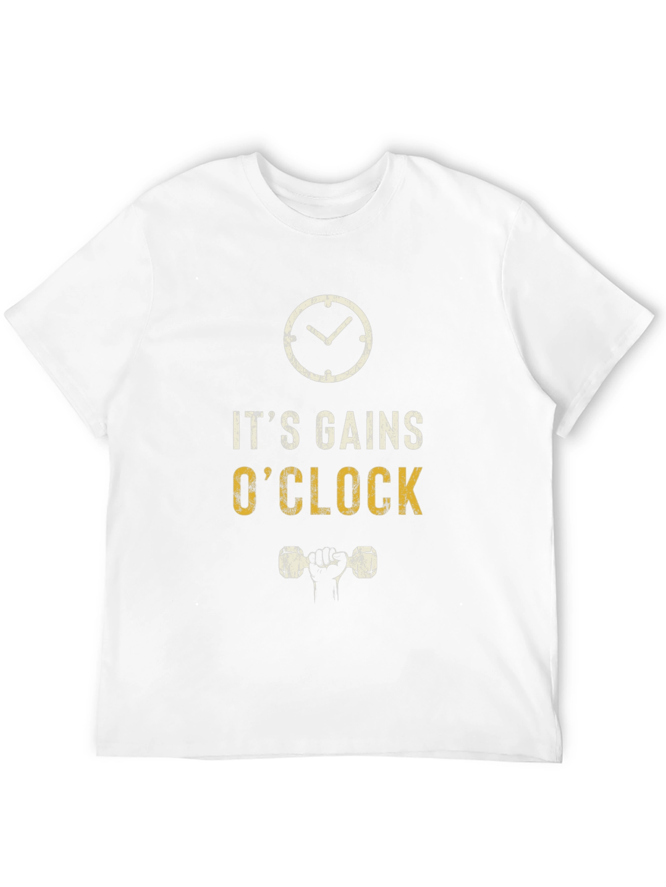 Its Gains OClock T-Shirt - Gym Workout Tee