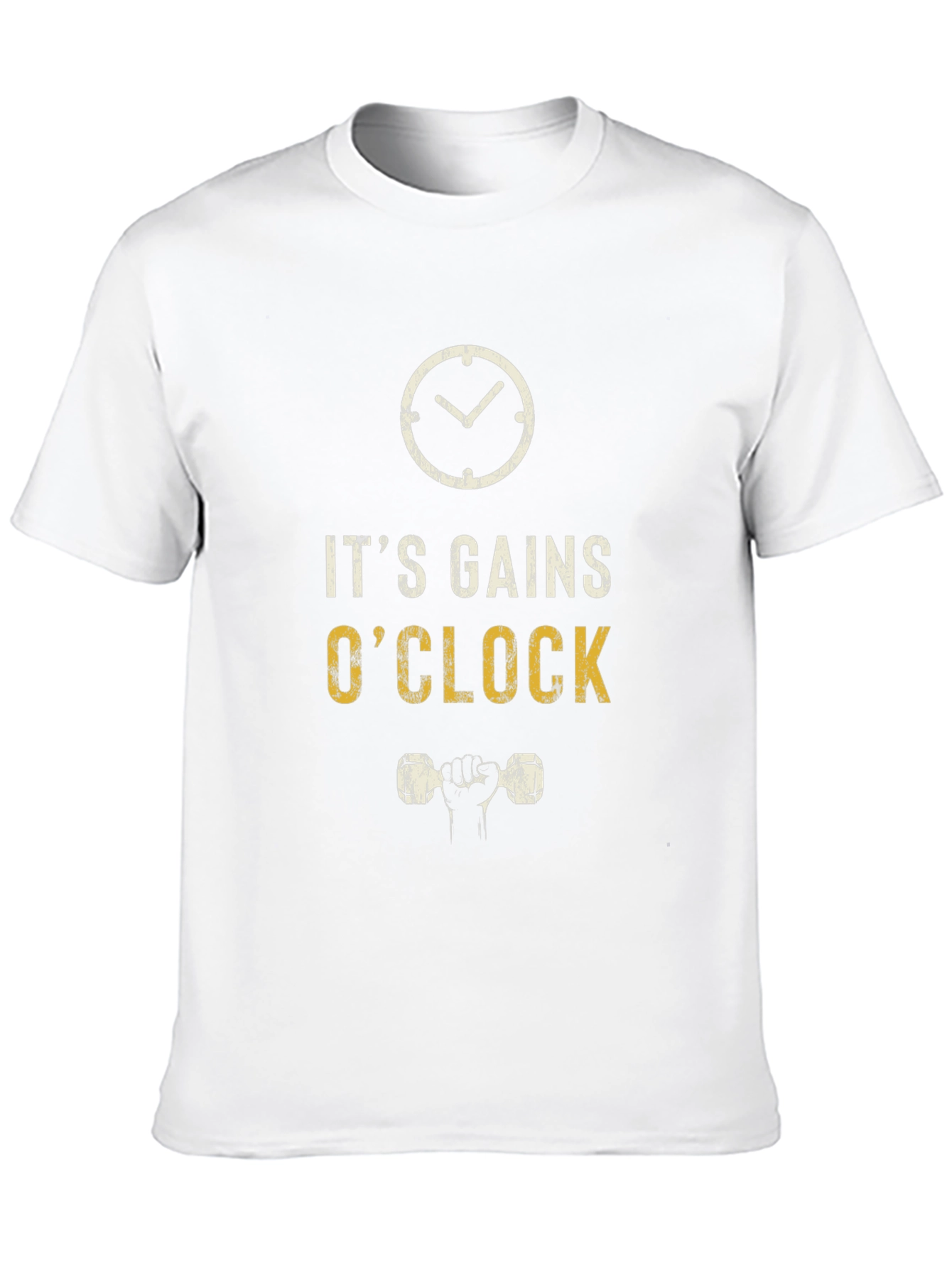 Its Gains OClock T-Shirt - Gym Workout Tee