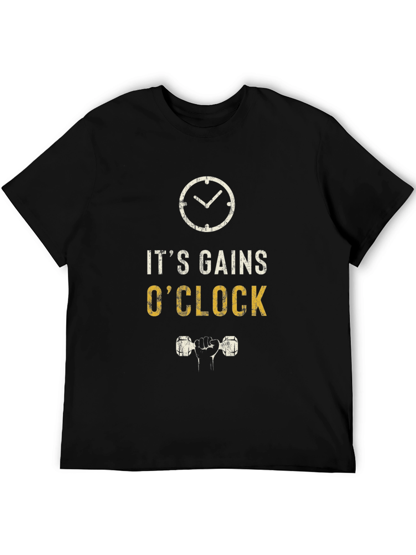 Its Gains OClock T-Shirt - Gym Workout Tee