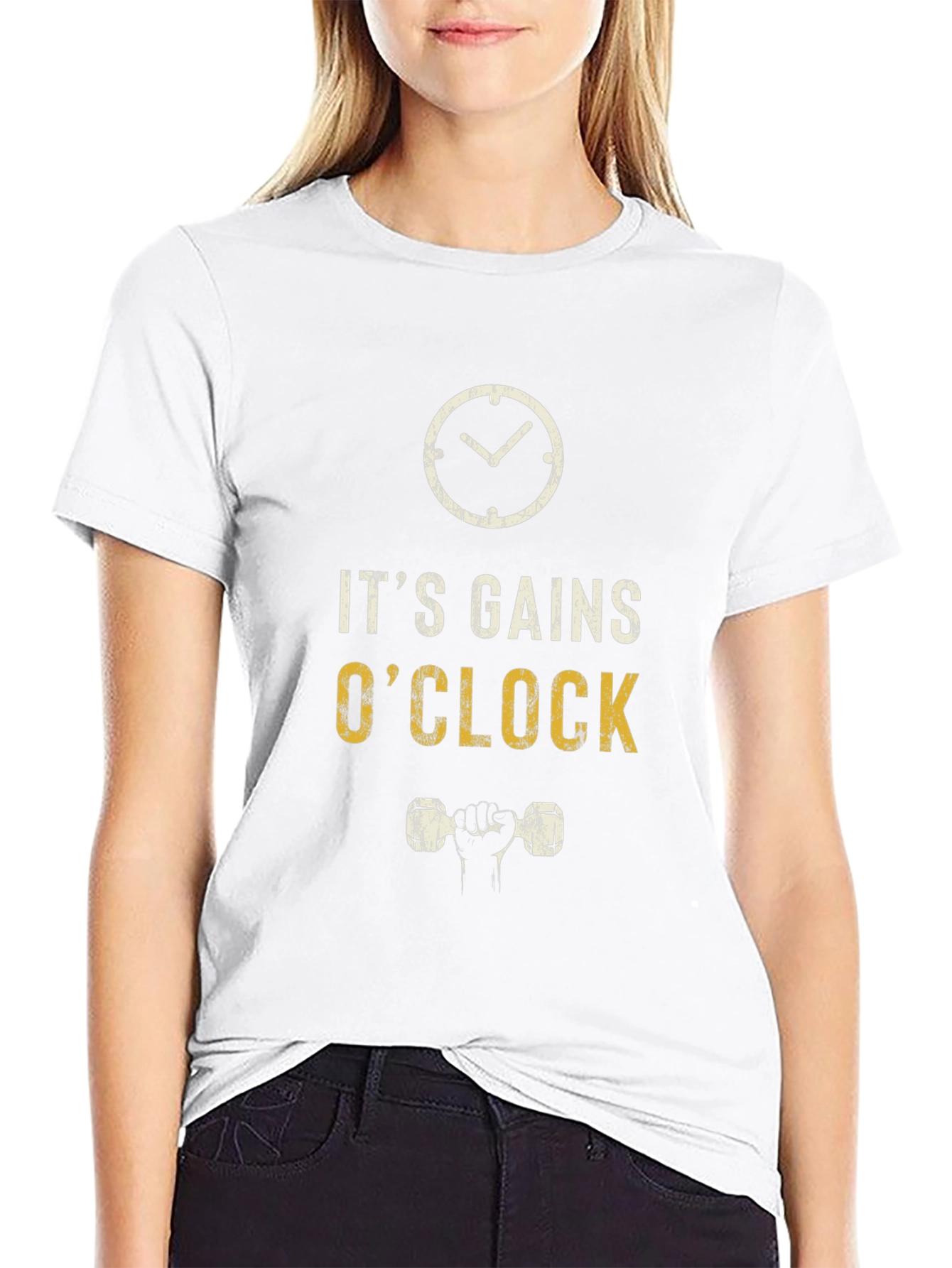 Its Gains OClock T-Shirt - Gym Workout Tee