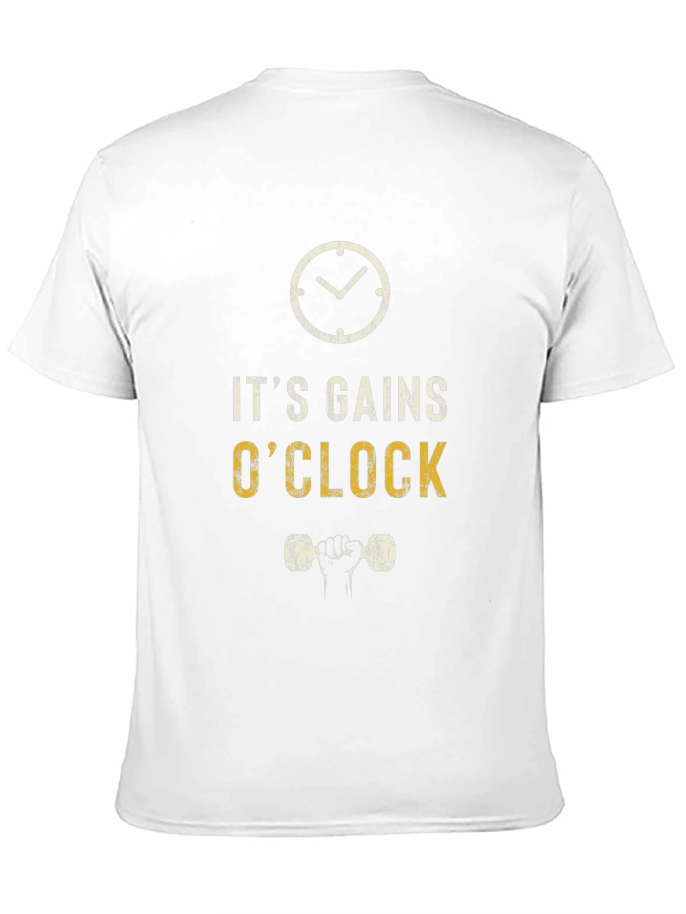 Its Gains OClock T-Shirt - Gym Workout Tee