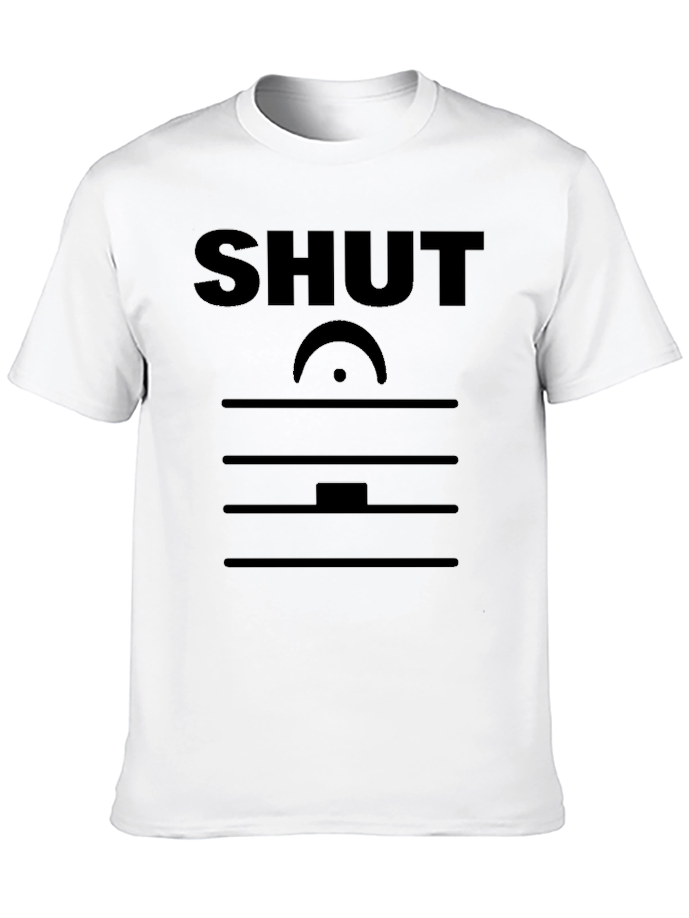 SHUT Music Rest T-Shirt - Novelty Musician Tee