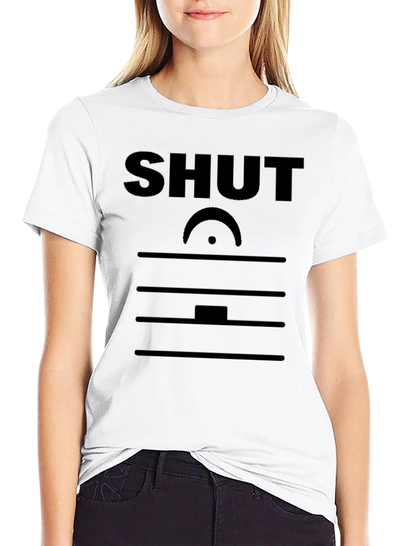 SHUT Music Rest T-Shirt - Novelty Musician Tee