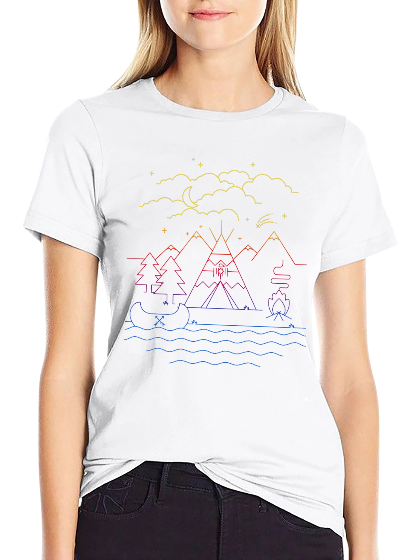 Camping Adventure Graphic Tee