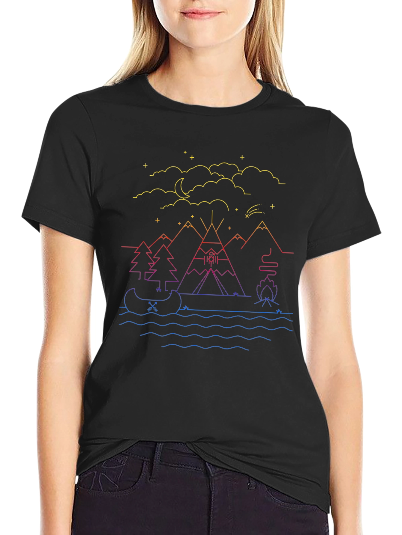 Camping Adventure Graphic Tee