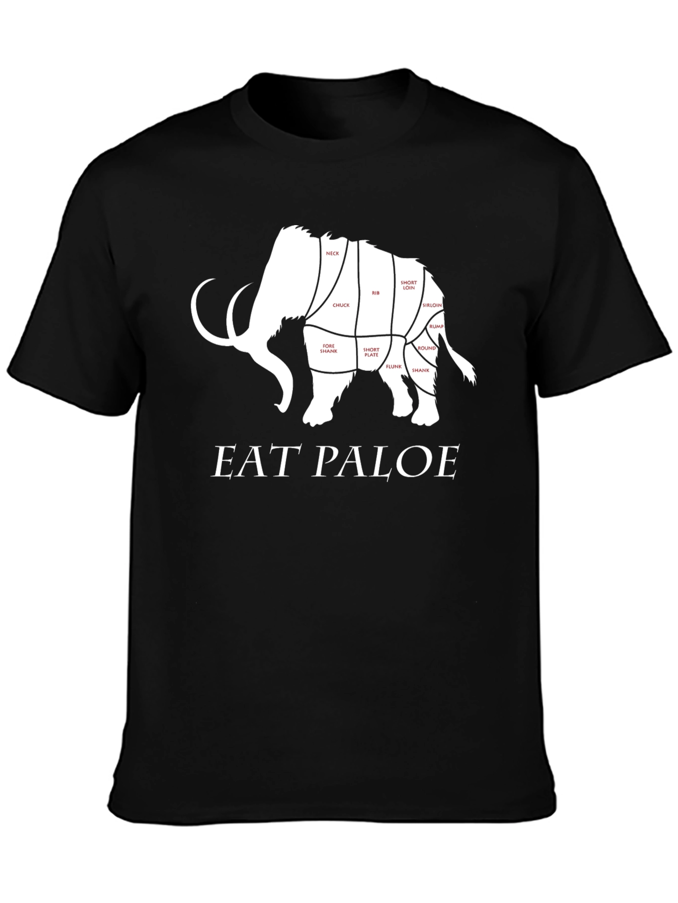 Eat Paloe Mammoth T-Shirt - Black