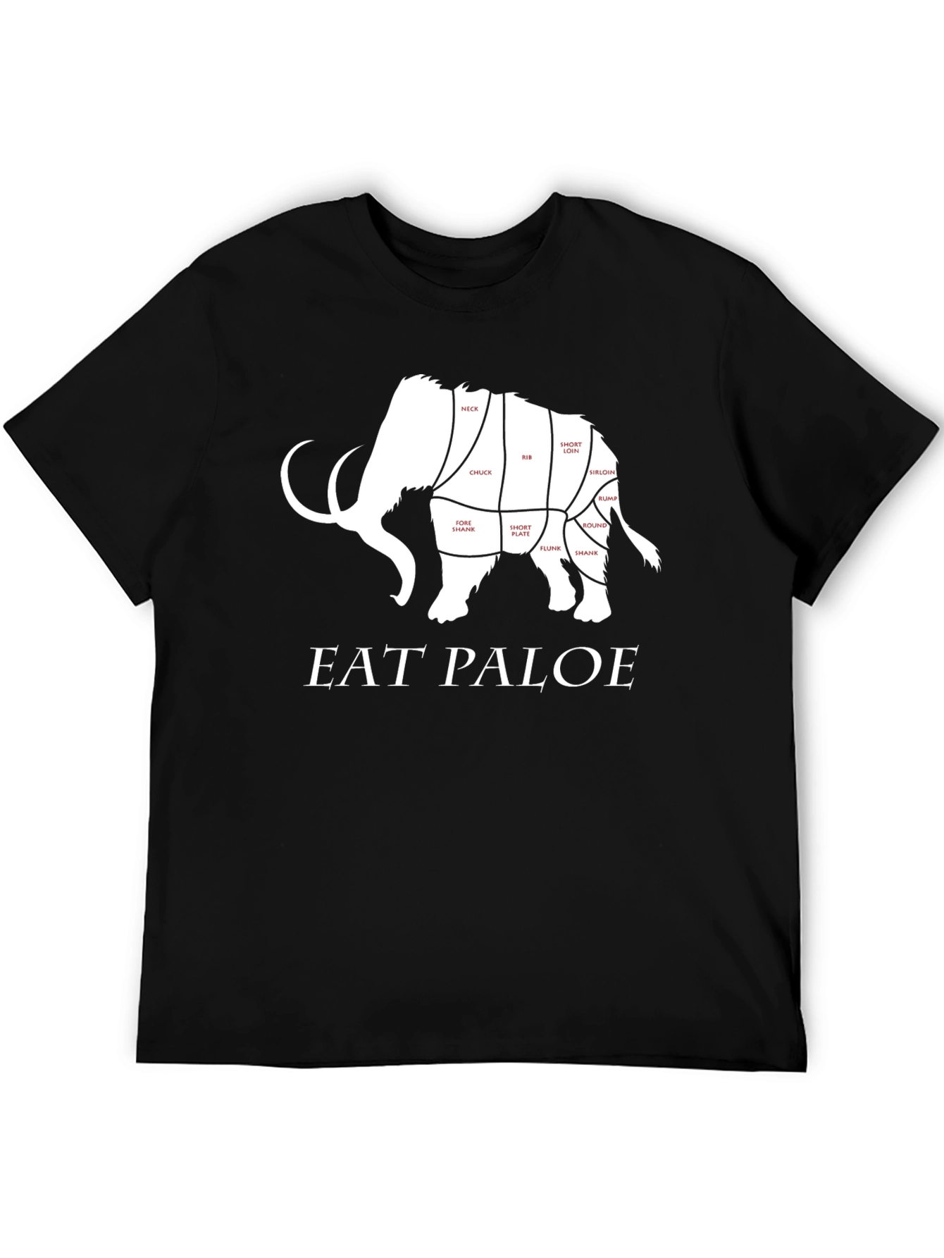 Eat Paloe Mammoth T-Shirt - Black