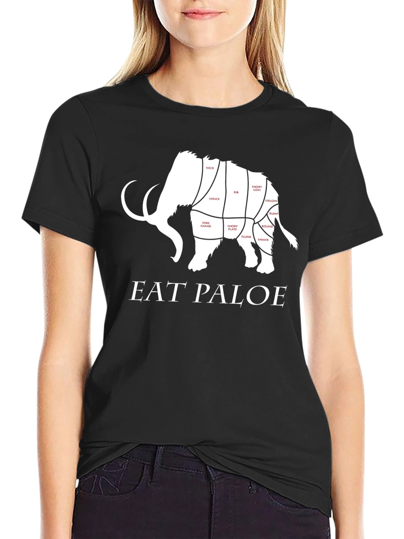 Eat Paloe Mammoth T-Shirt - Black