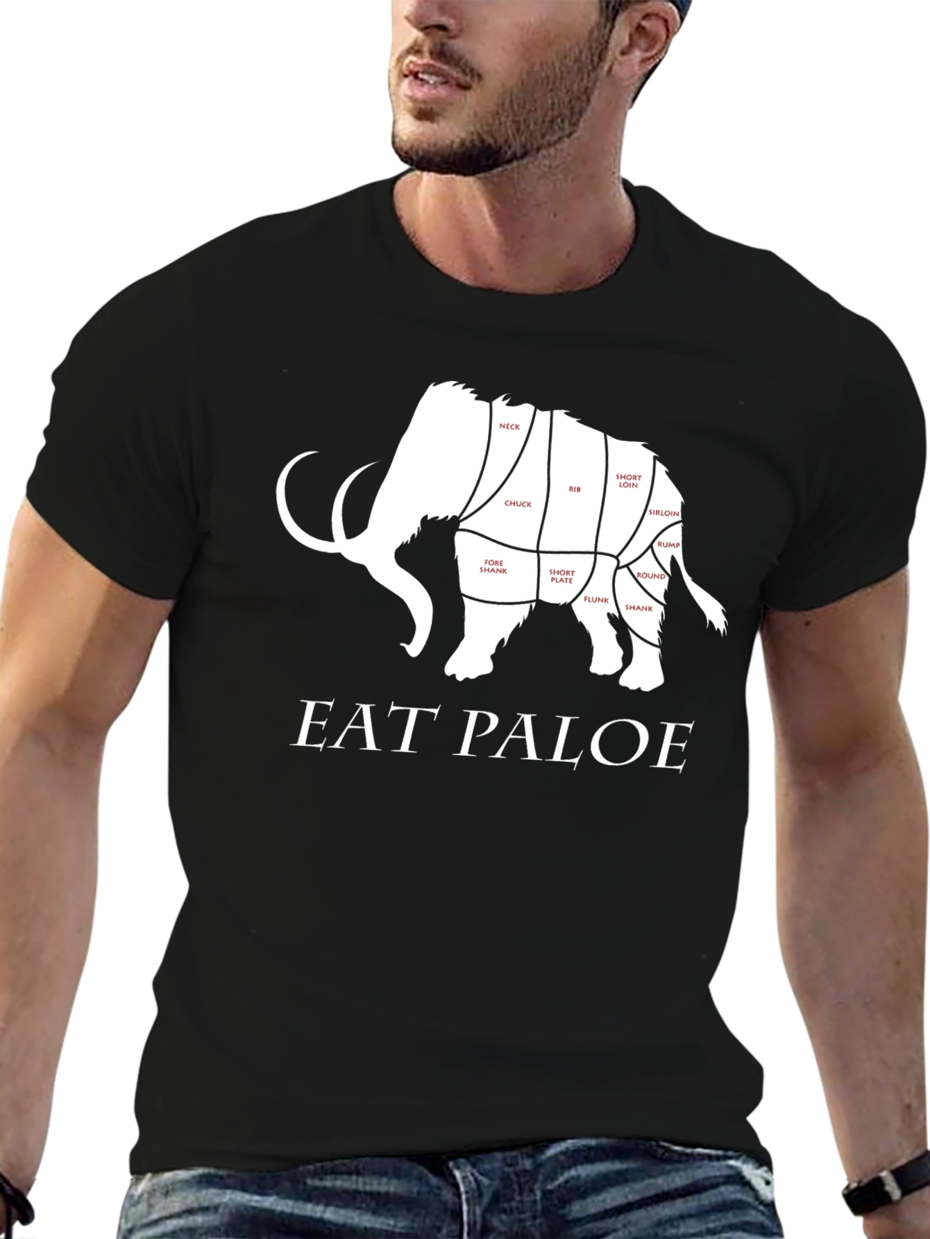 Eat Paloe Mammoth T-Shirt - Black