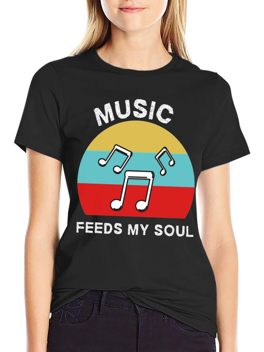 Music Feeds My Soul Graphic Tee