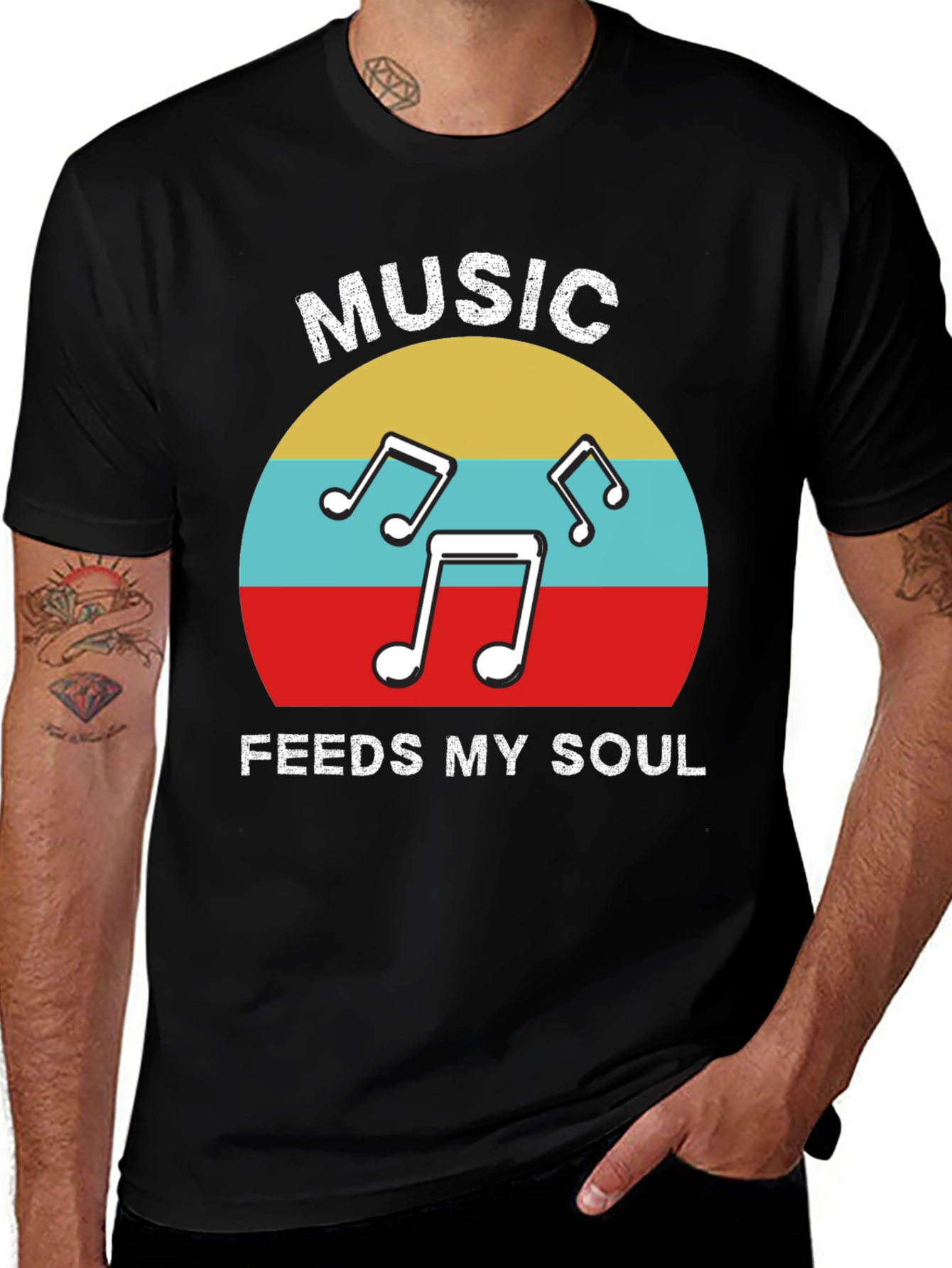 Music Feeds My Soul Graphic Tee