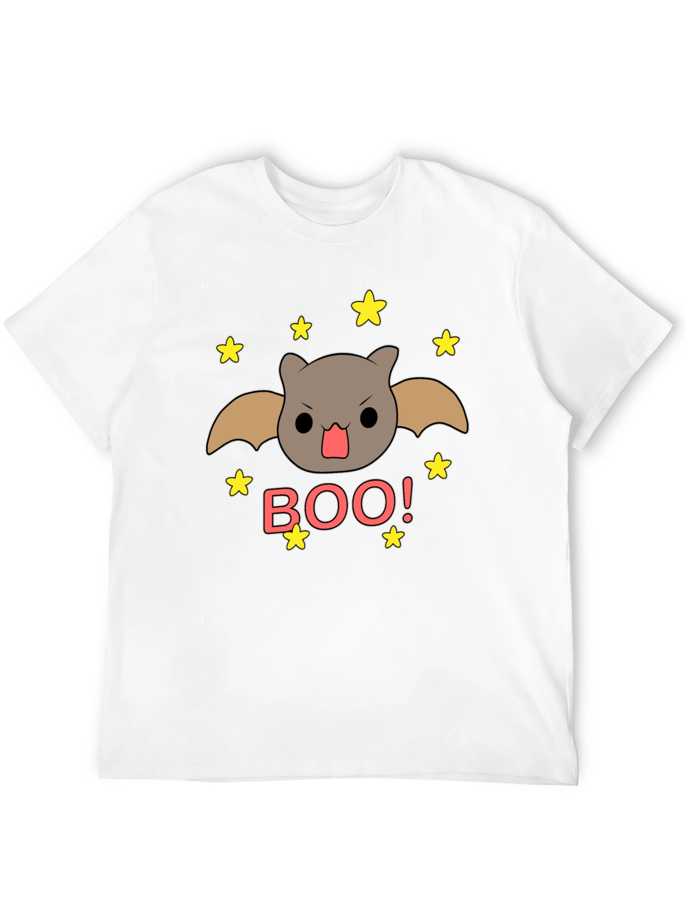 Boo! Cute Bat T-Shirt - Halloween Graphic Tee