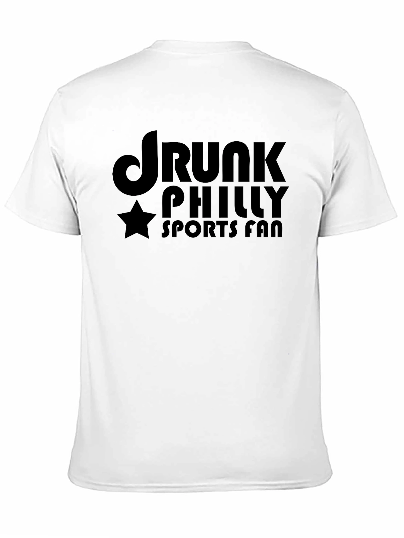 Drunk Philly Sports Fan Graphic T-Shirt