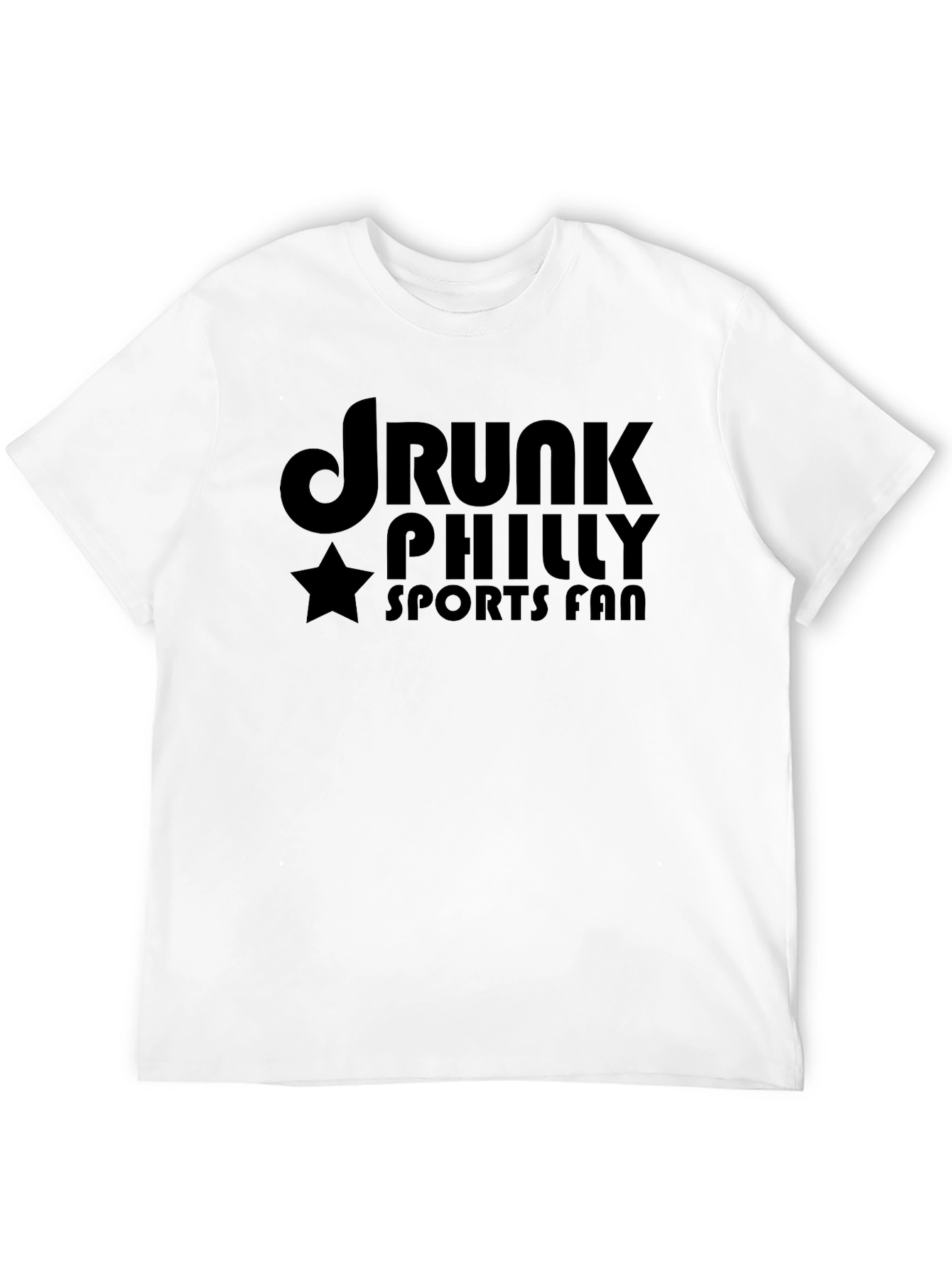 Drunk Philly Sports Fan Graphic T-Shirt