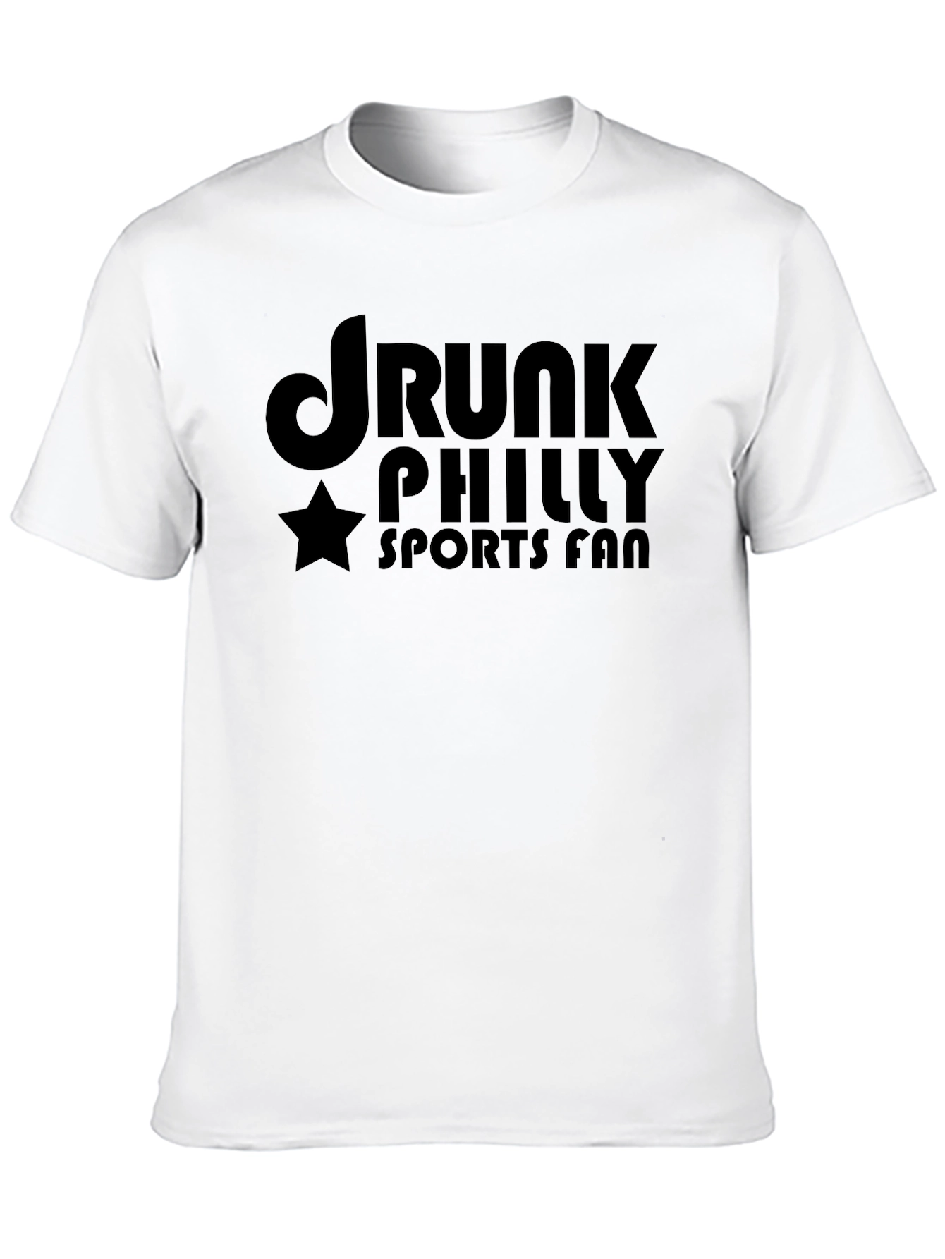 Drunk Philly Sports Fan Graphic T-Shirt