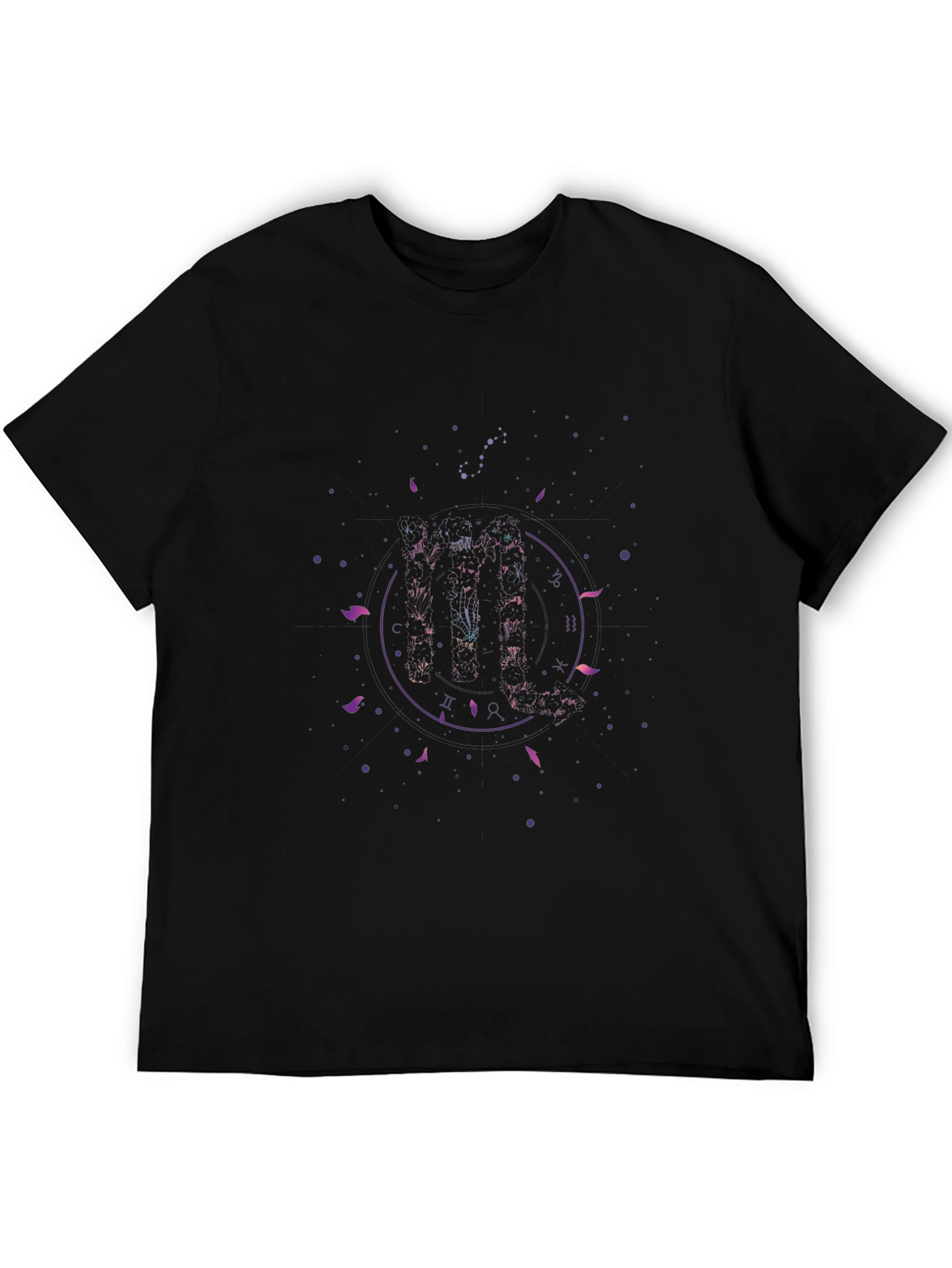 Zodiac Sign Graphic Print T-Shirt