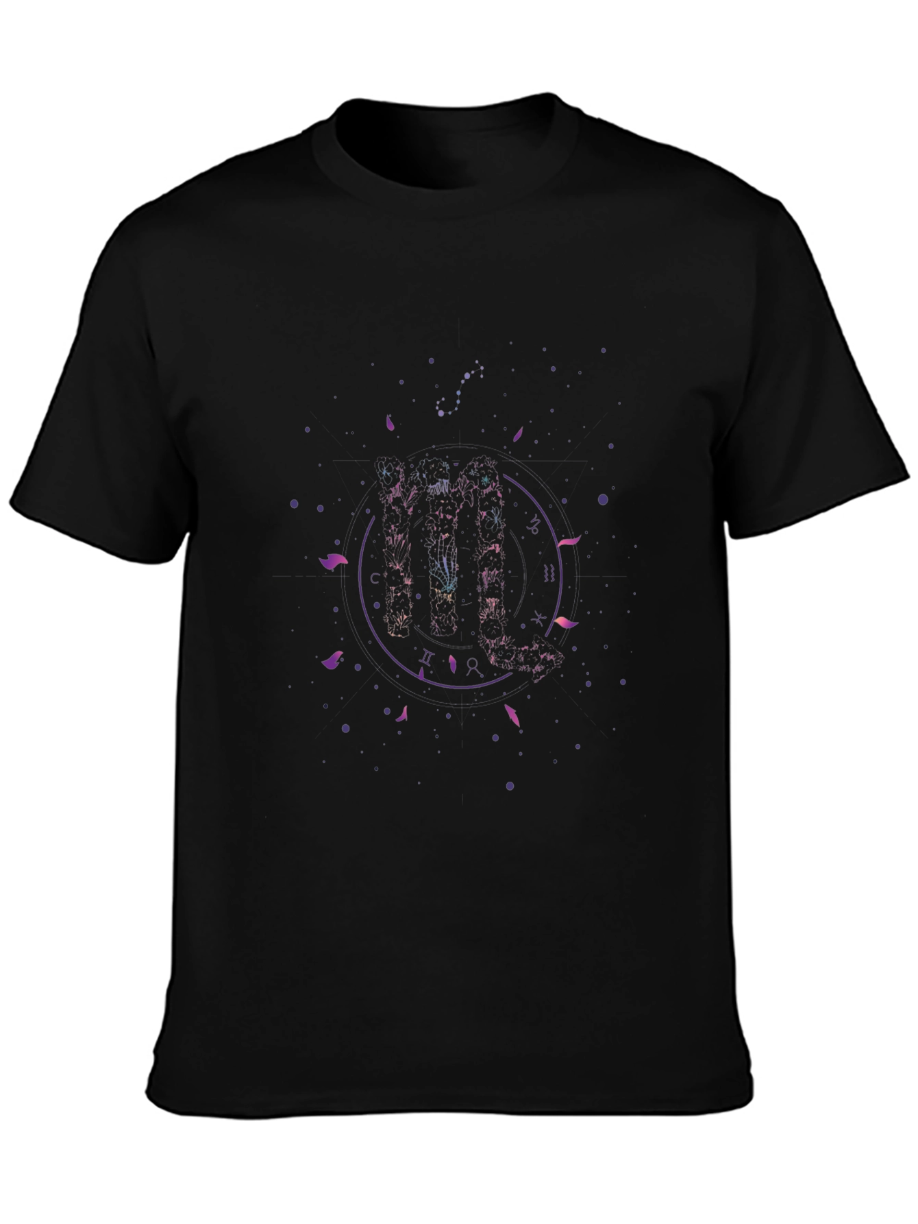 Zodiac Sign Graphic Print T-Shirt