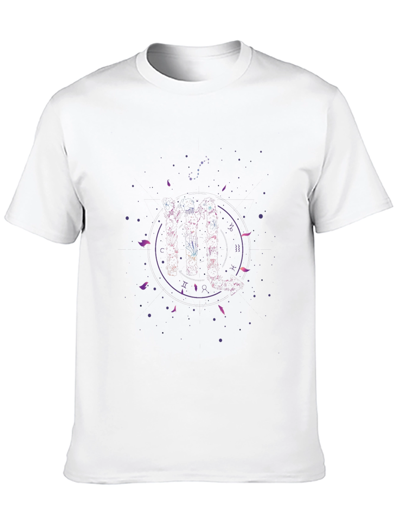 Zodiac Sign Graphic Print T-Shirt