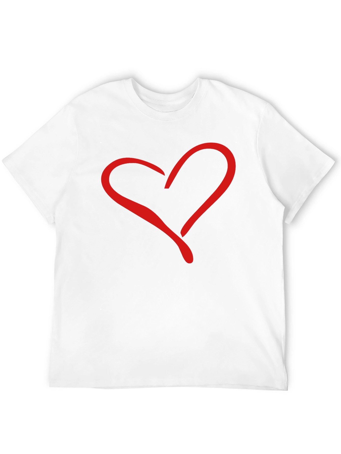 Heart Graphic Black T-Shirt