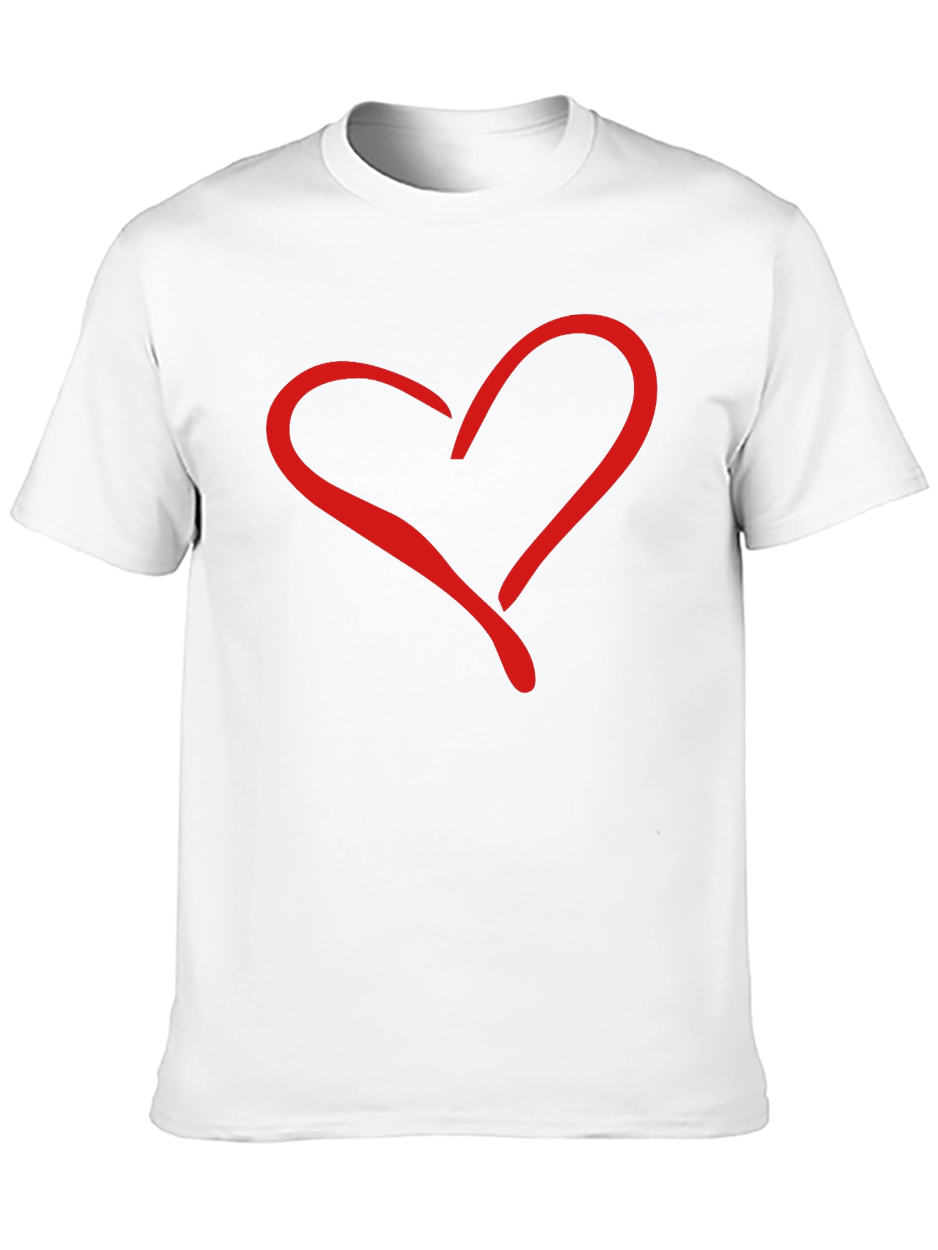 Heart Graphic Black T-Shirt
