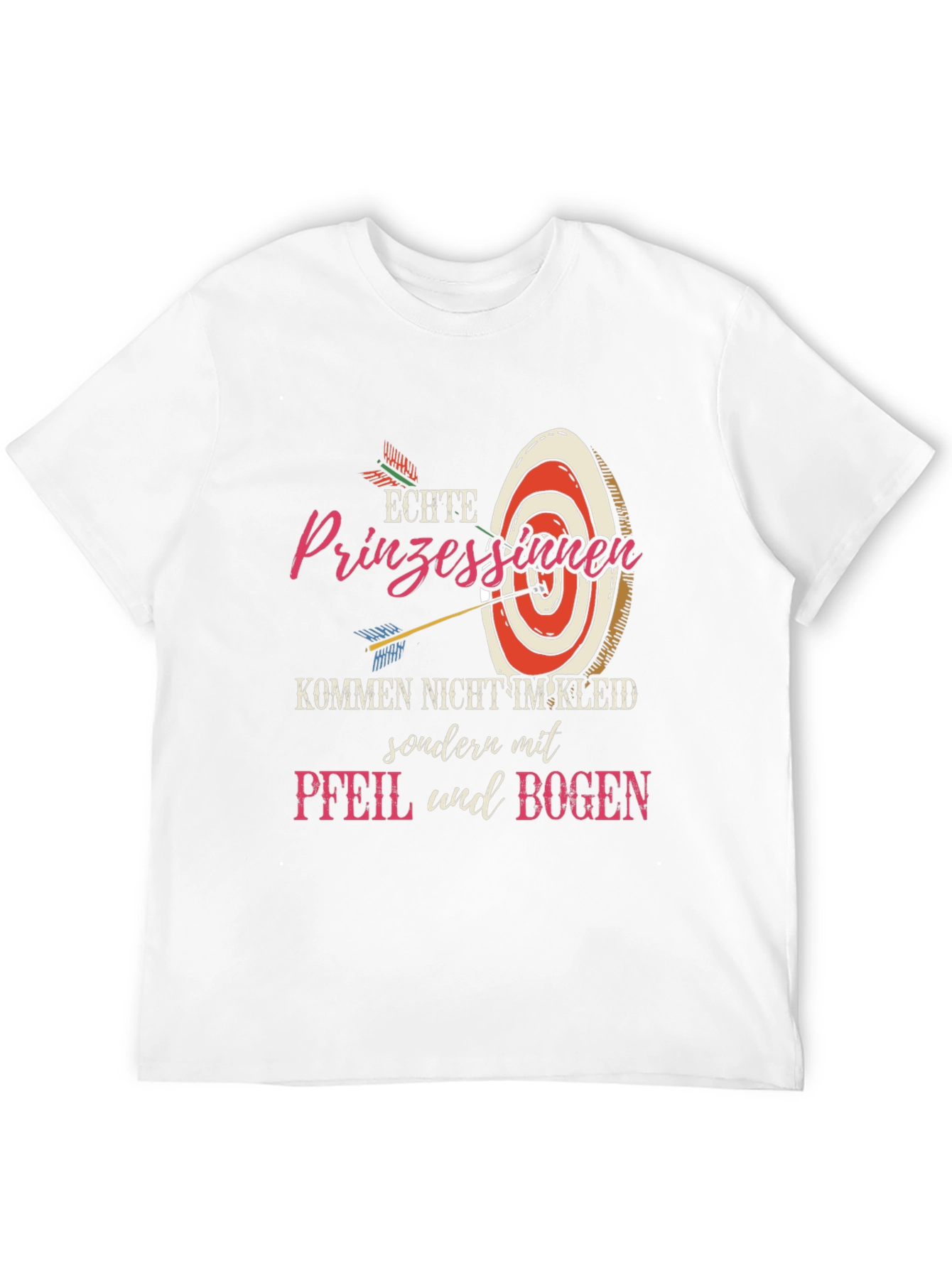 Archery Princess Graphic Tee - Fun Novelty Shirt