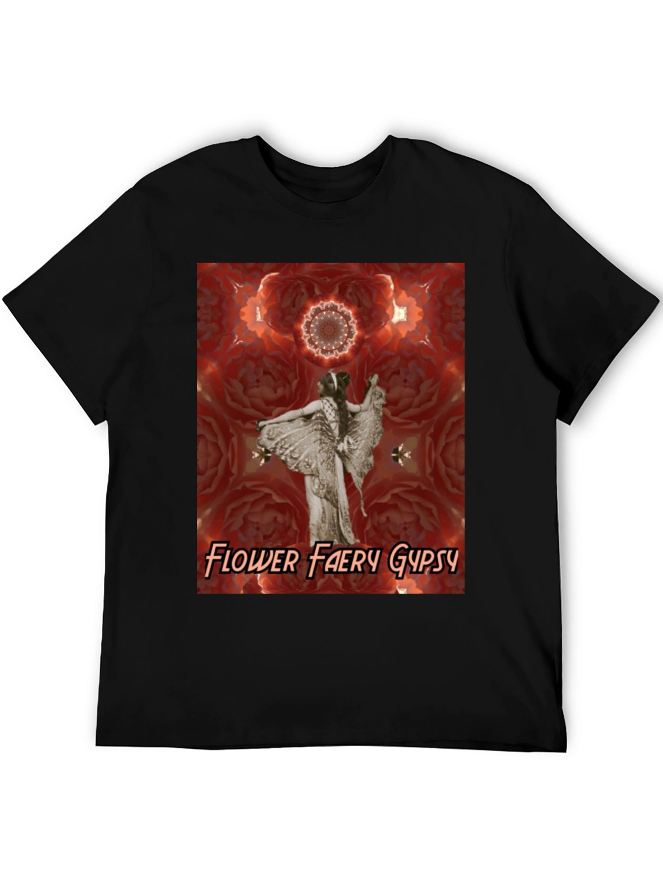 Flower Faery Gypsy Graphic Tee - Unique Design